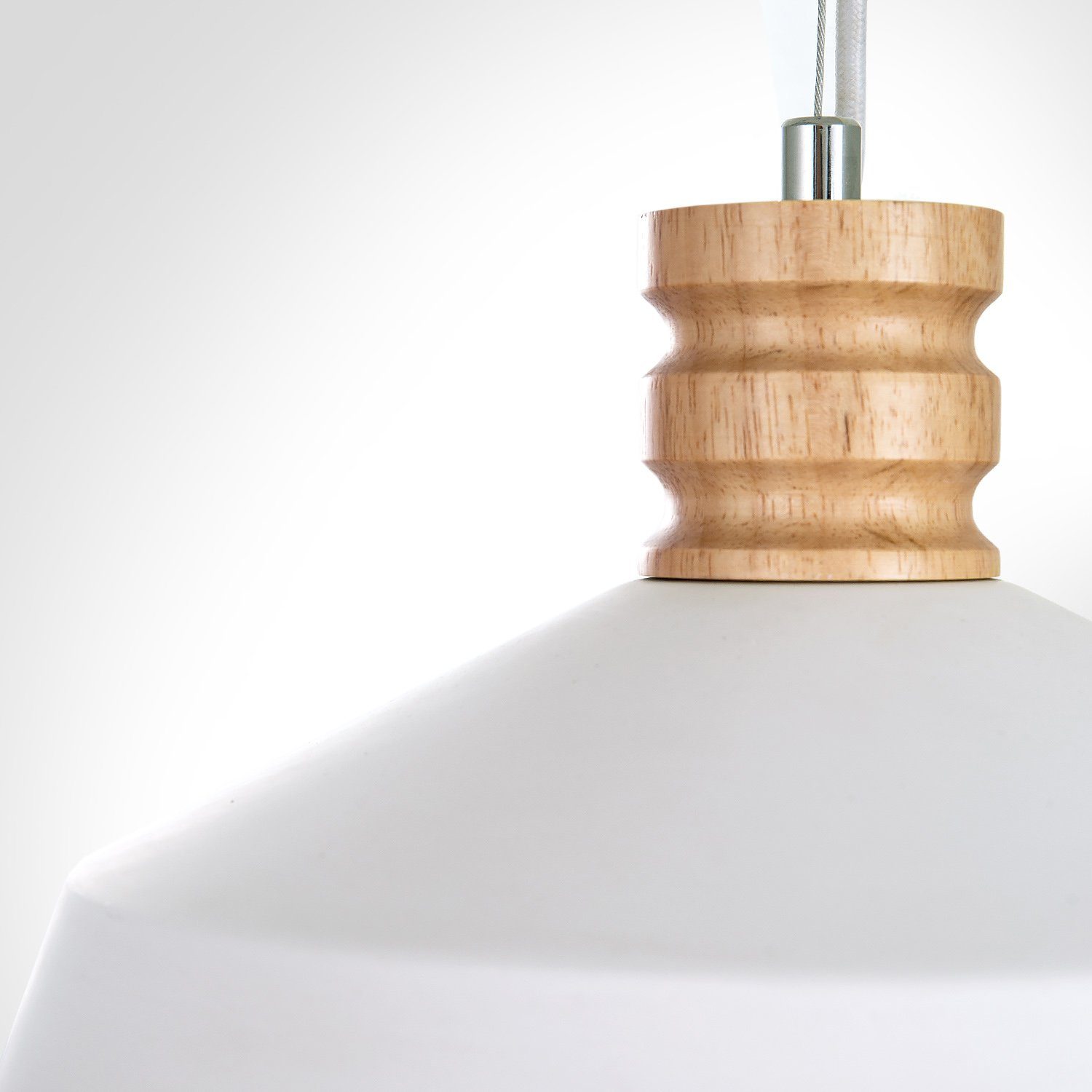 Paco Home Hanglamp Kotter Led, E27, lamp voor woonkamer eetkamer keuken, in hoogte verstelbaar