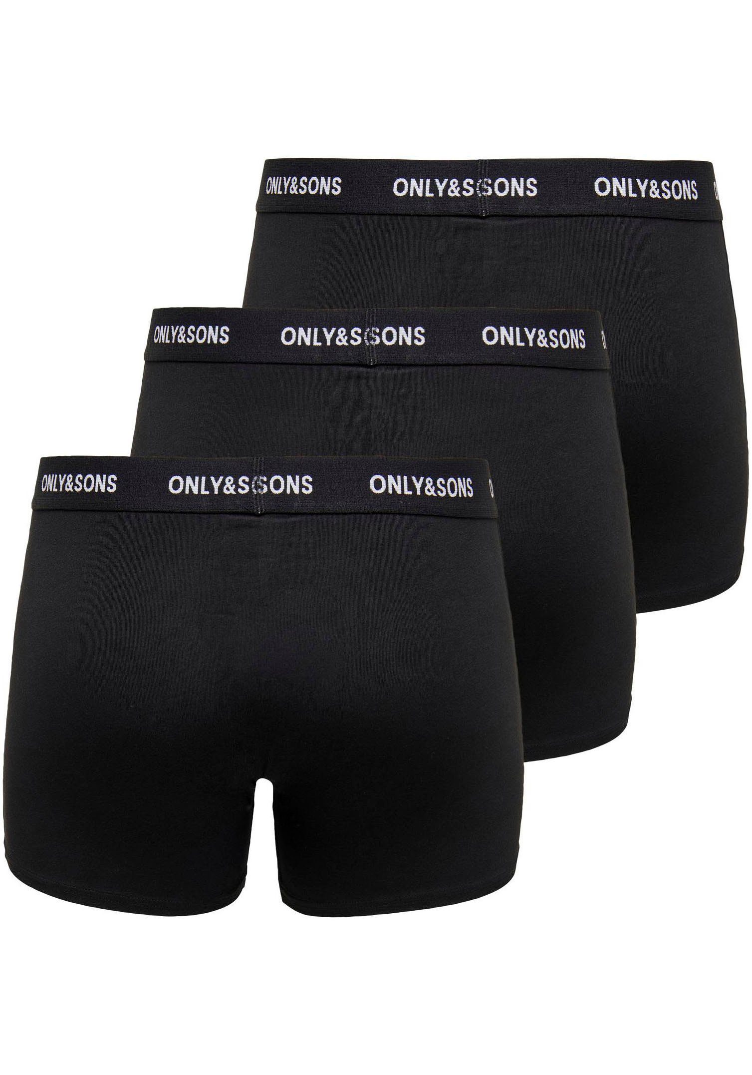 ONLY & SONS Trunk ONSFITZ SOLID BLACK TRUNK 3PACK3854 NOOS (set, 3 stuks)