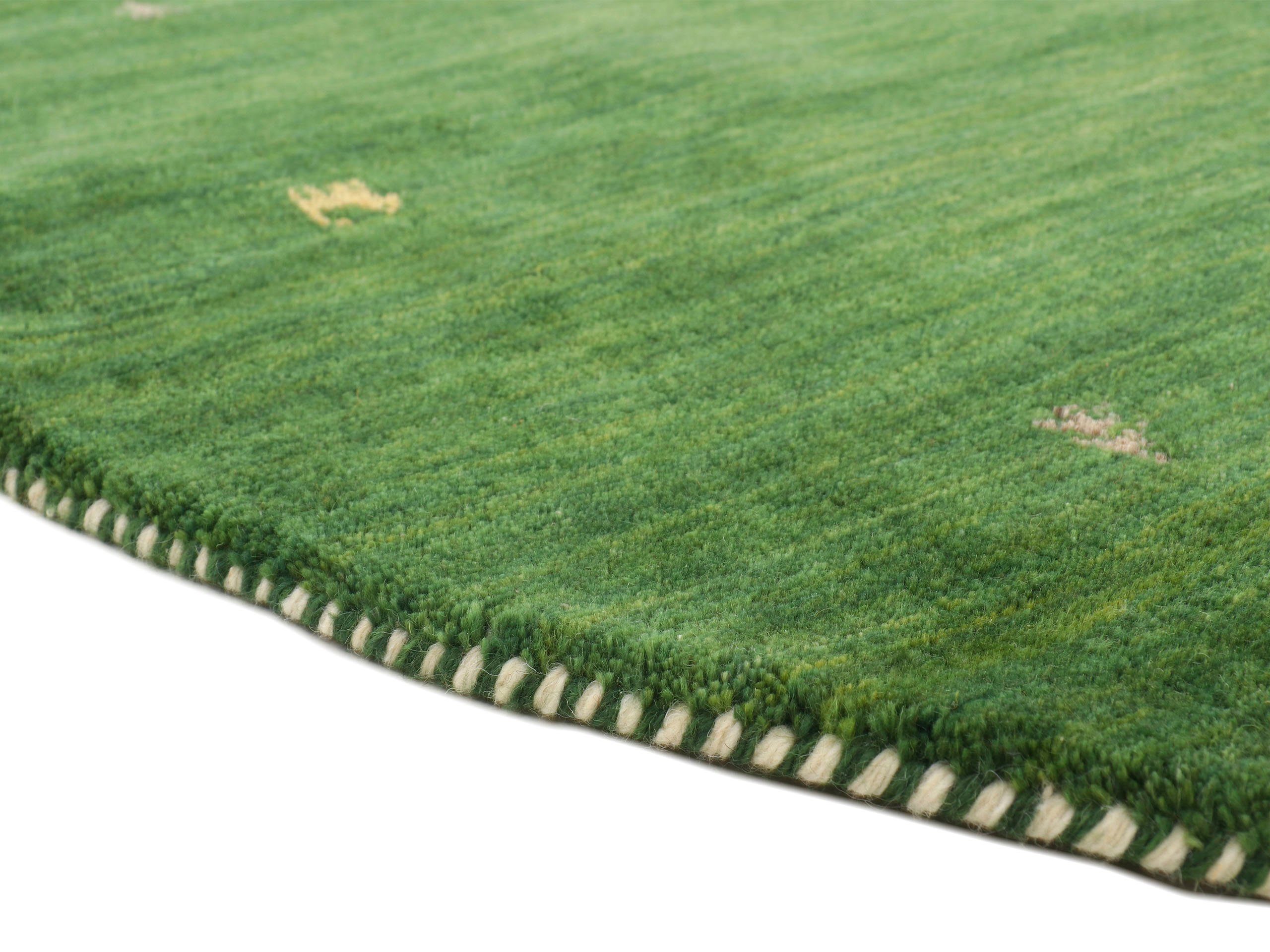 carpetfine Wollen kleed Gabbeh uni zuivere wol met de hand geweven, gabbeh diermotief warm omgevingsklimaat vele maten