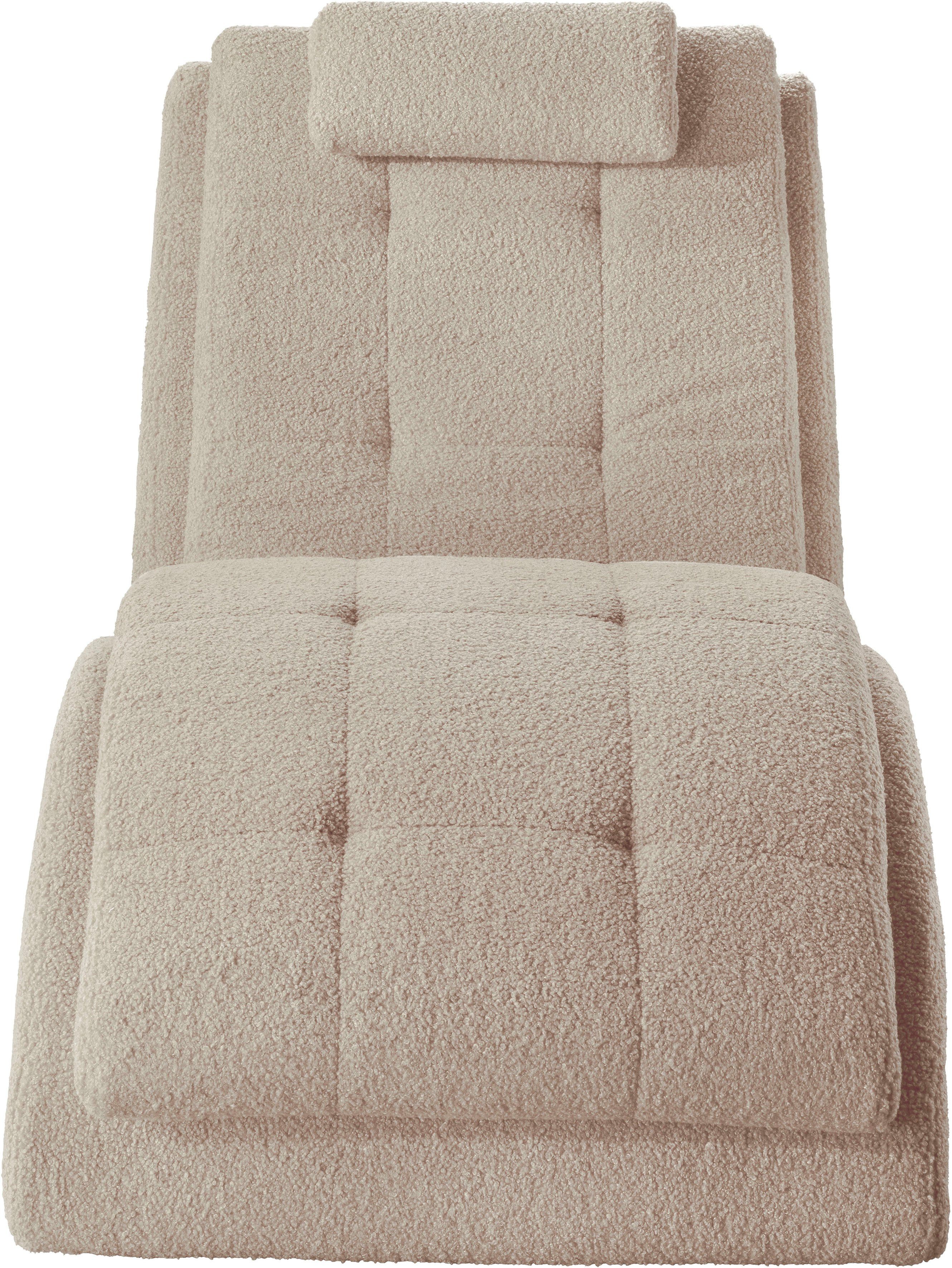 Home affaire Relaxstoel Vengo2 met hoofdkussen, matten-look op romp