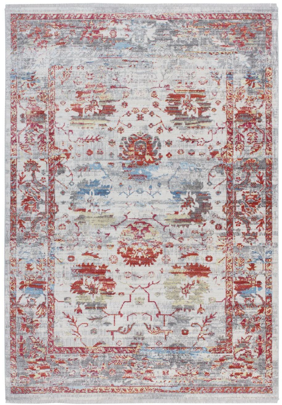 aRTE ESPINA Vloerkleed Antigua 100 Franjes tapijt in vintage-ontwerp, schitterend kleurenspel