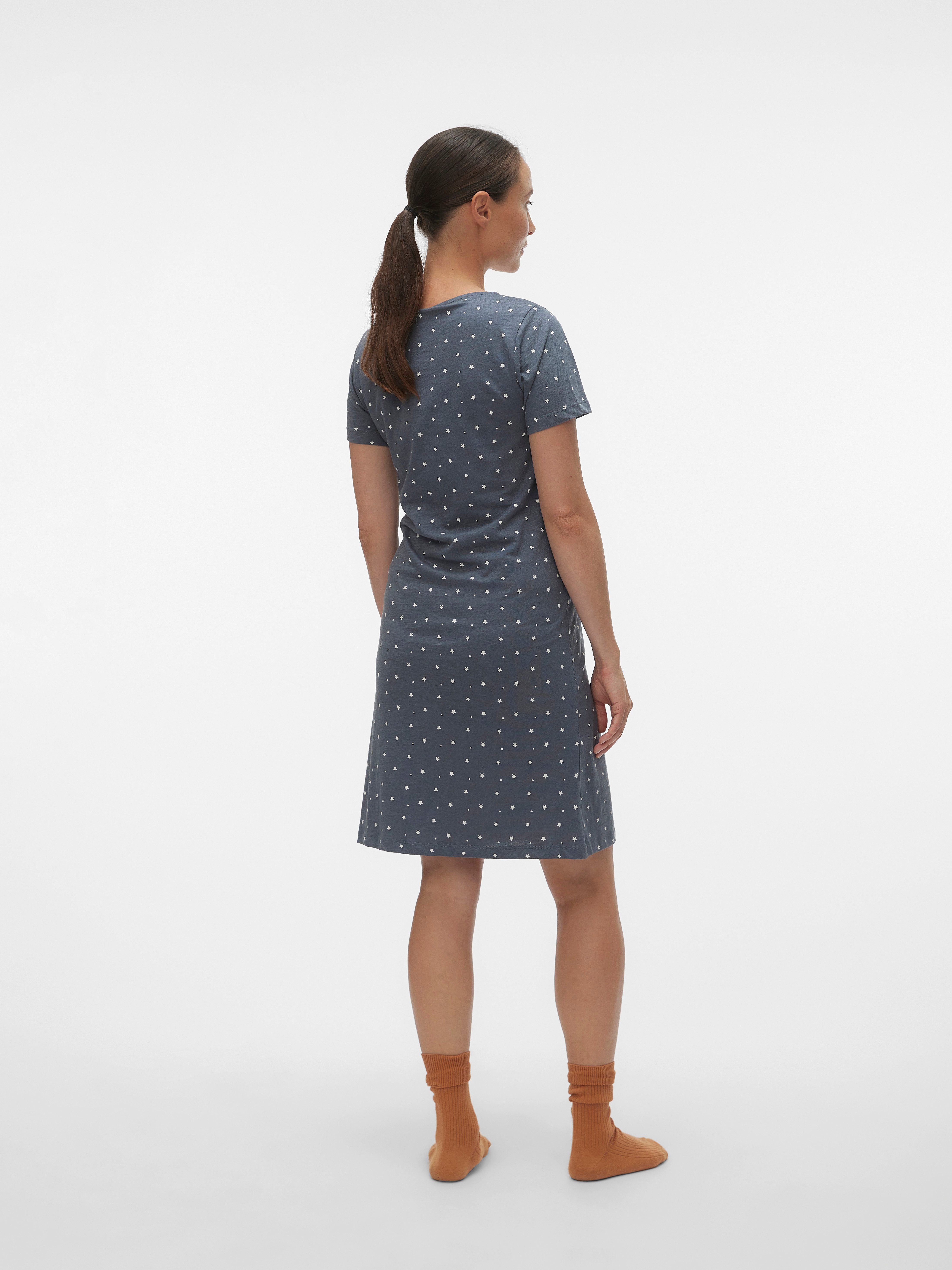 Mamalicious Positienachthemd MLMIRA STAR JRS NIGHTGOWN 2F A. E. NOOS