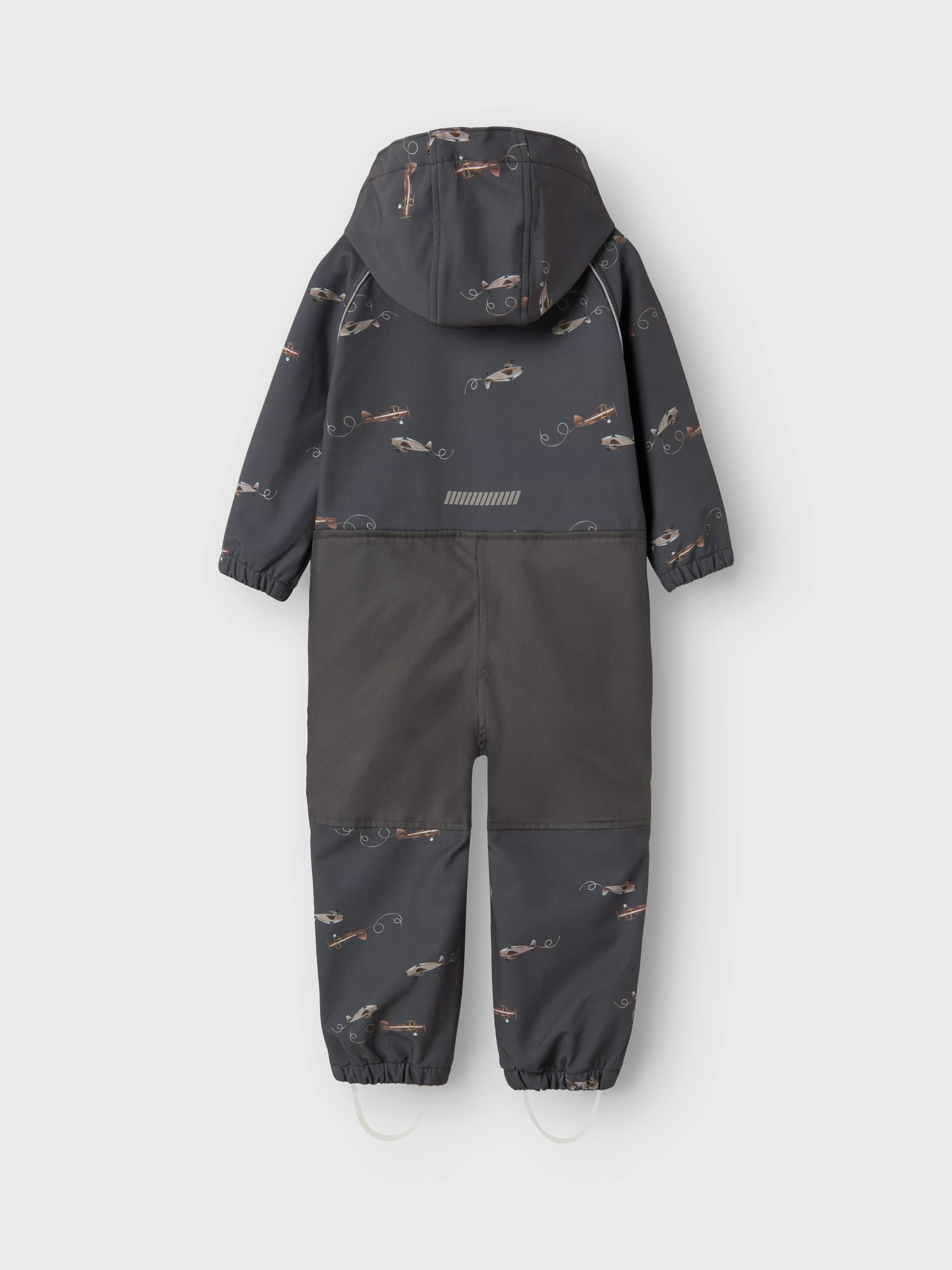 Name It Jumpsuit NMMALFA08 SOFTSHELL SUIT AOP 1FO NOOS met decoratieve en reflecterende details