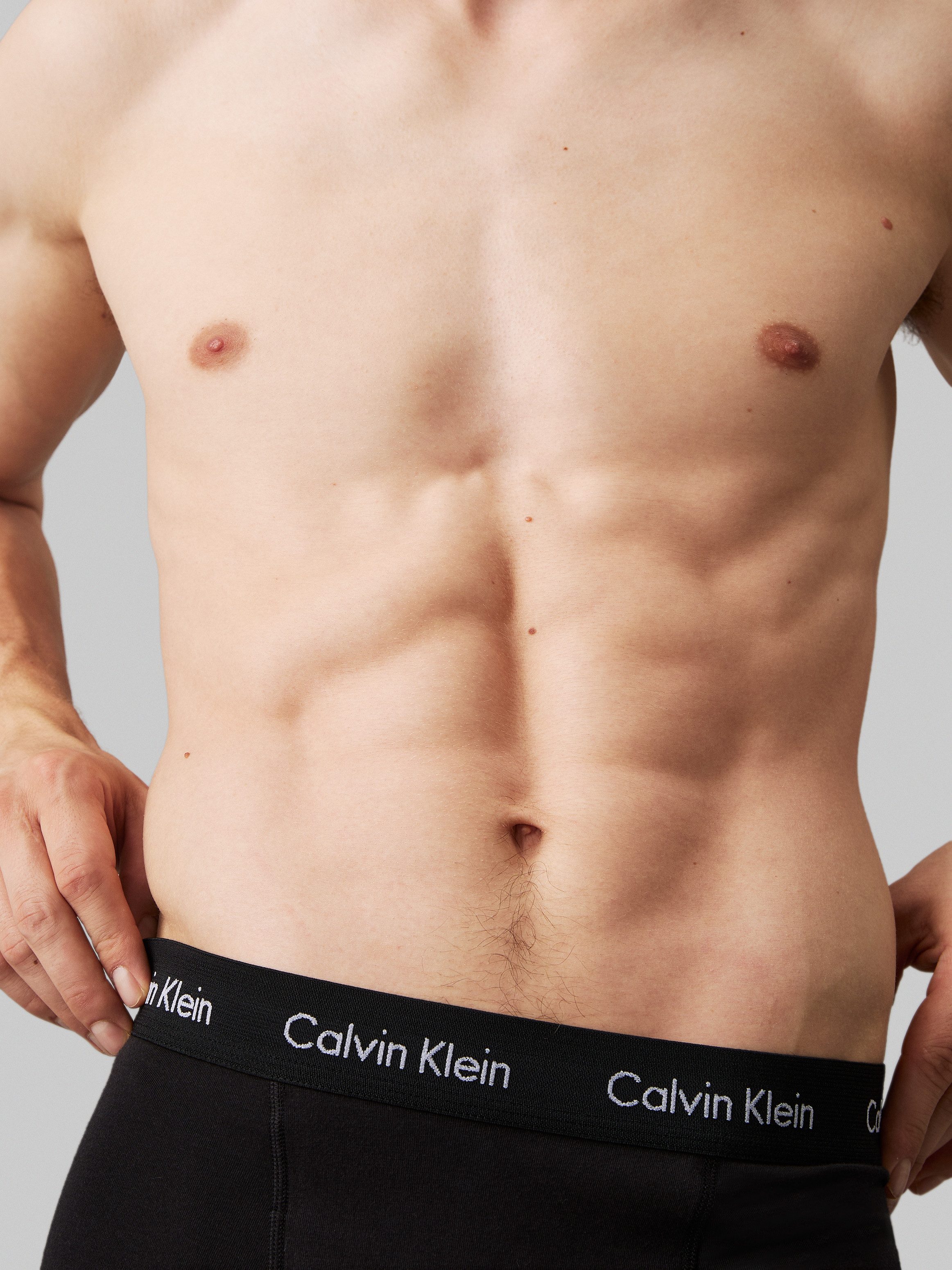 Calvin Klein Trunk 3PK met logo-elastische tailleband (3 stuks) (3 stuks)