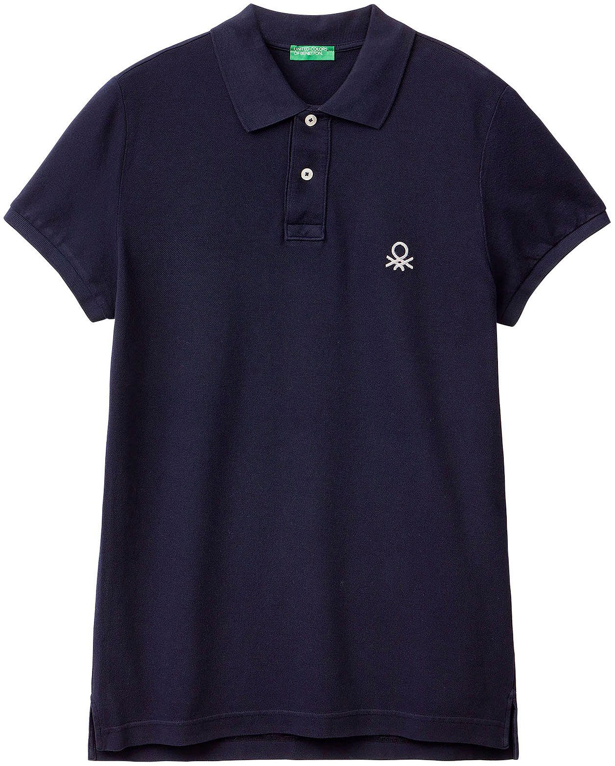 United Colors of Benetton Poloshirt met grote label-badge