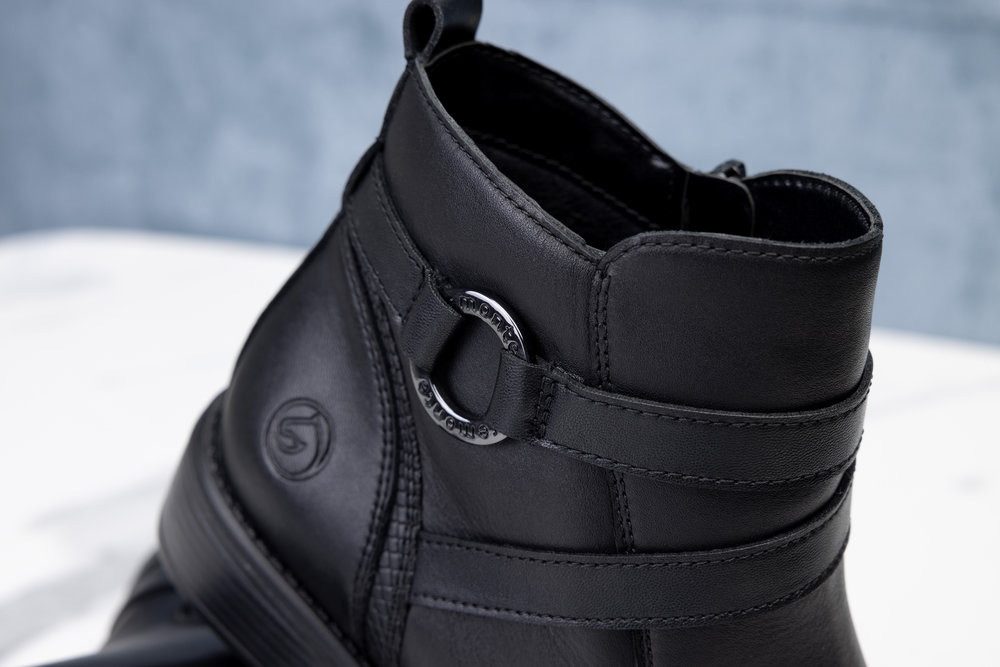 Remonte Laarsjes zakelijke schoen, laarzen, flats met praktische binnenrits