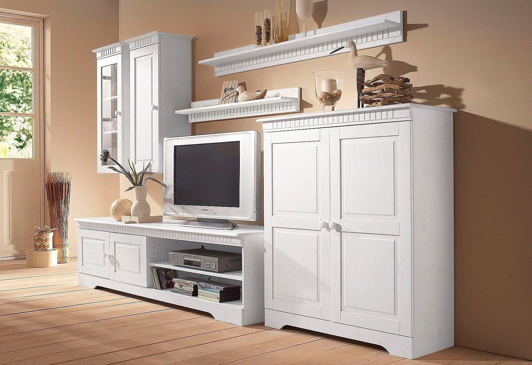 Home affaire Wandmeubel Set van: 2 hangende kasten, tv-meubel en kast (set, 4-delig)