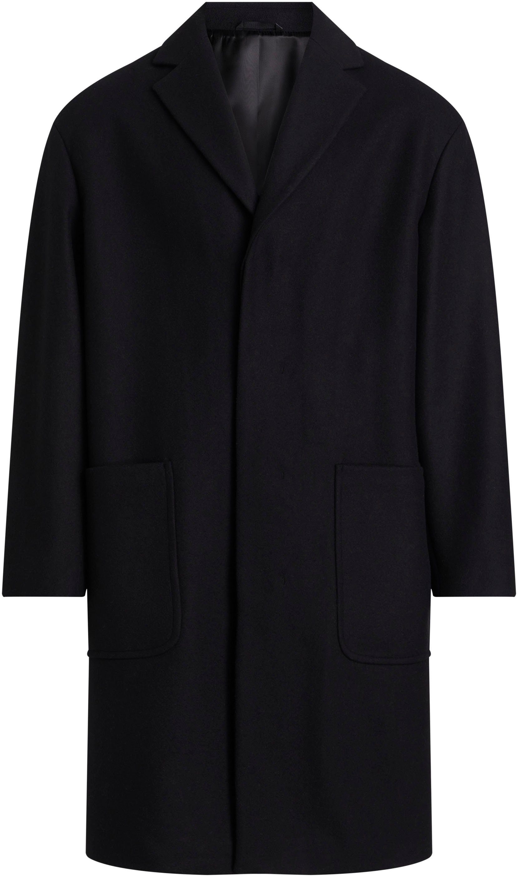 Calvin Klein Wollen jas MODERN WOOL BLEND COAT