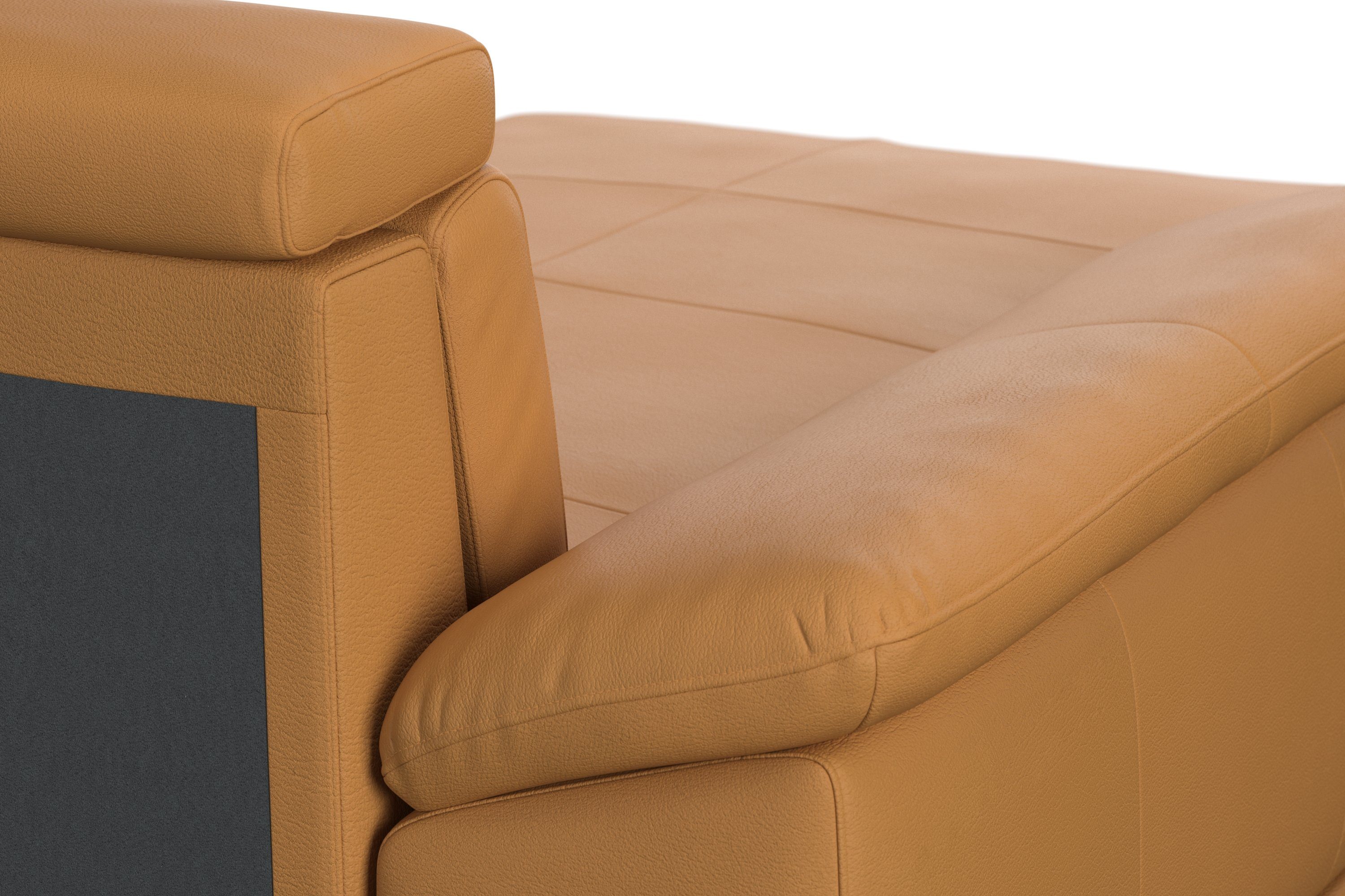sit&more Zithoek Cabrio U-vorm, met zitdiepteverstelling, arm- en hoofdsteunverstelling