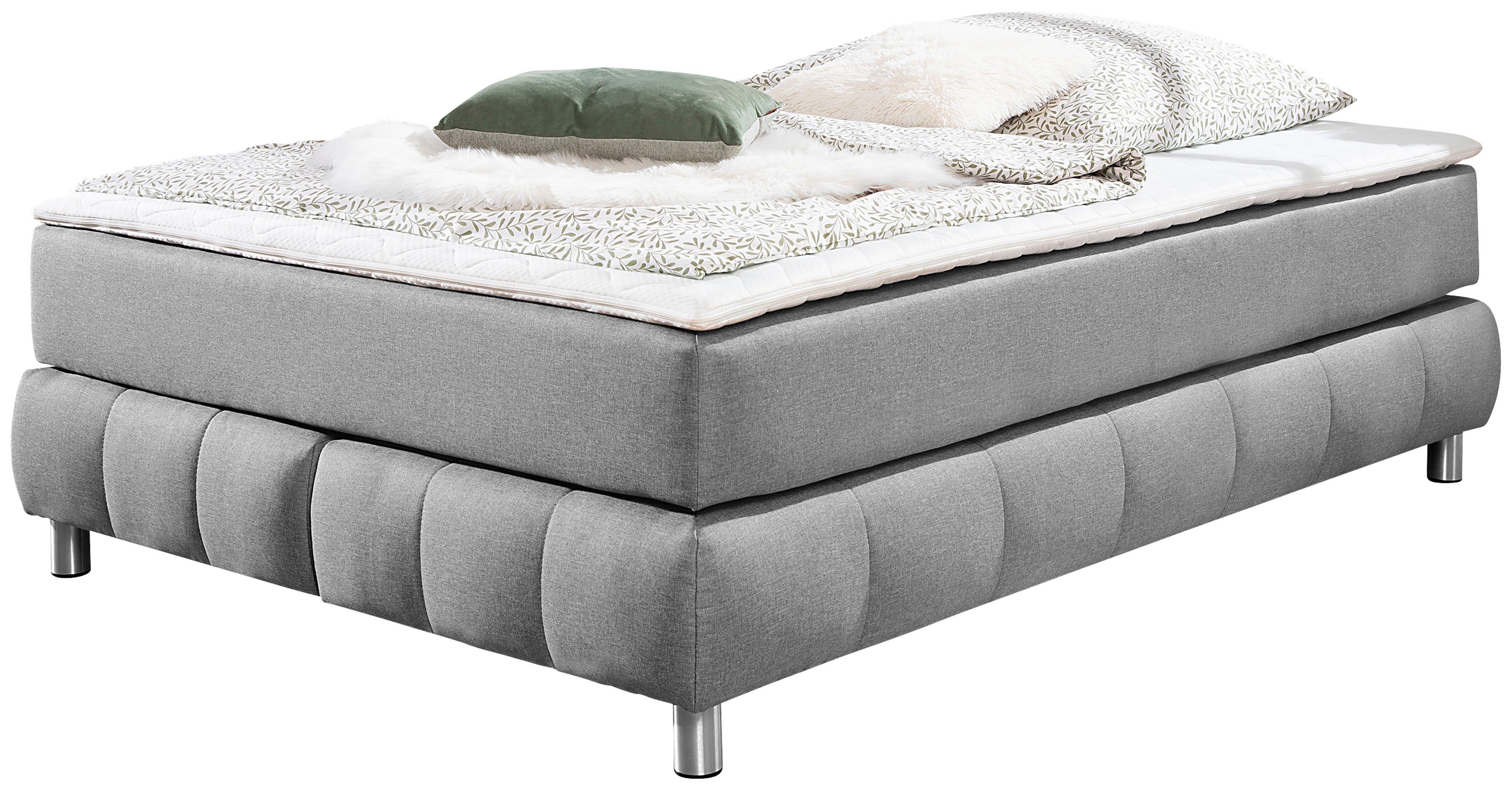 andas Boxspring Salo Zonder hoofdbord, incl. matrastopper, ook in extra lange versie 220 cm verkrijgbaar