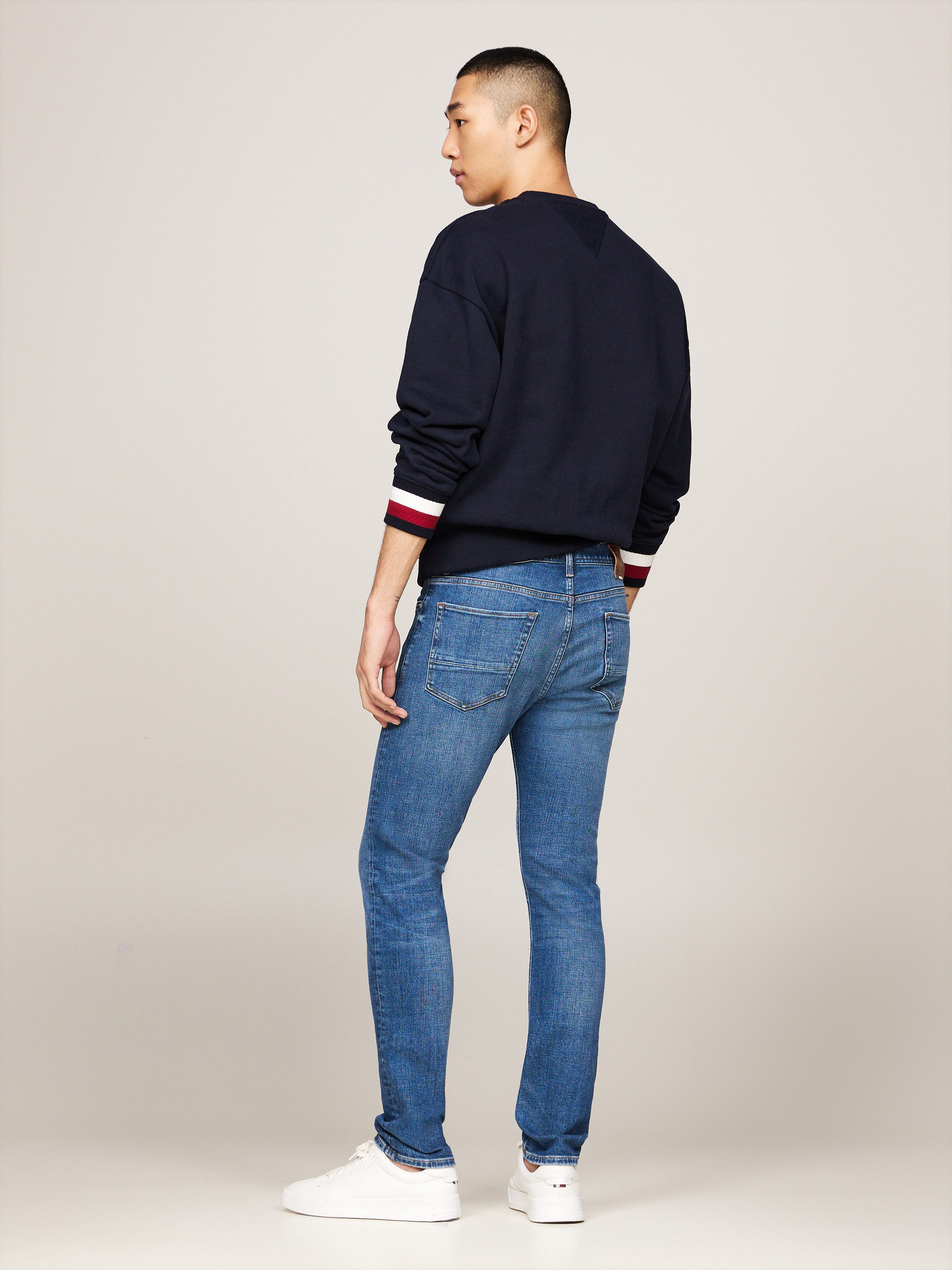 Tommy Hilfiger Slim fit jeans SLIM BLEECKER PSTR CROW BLACK