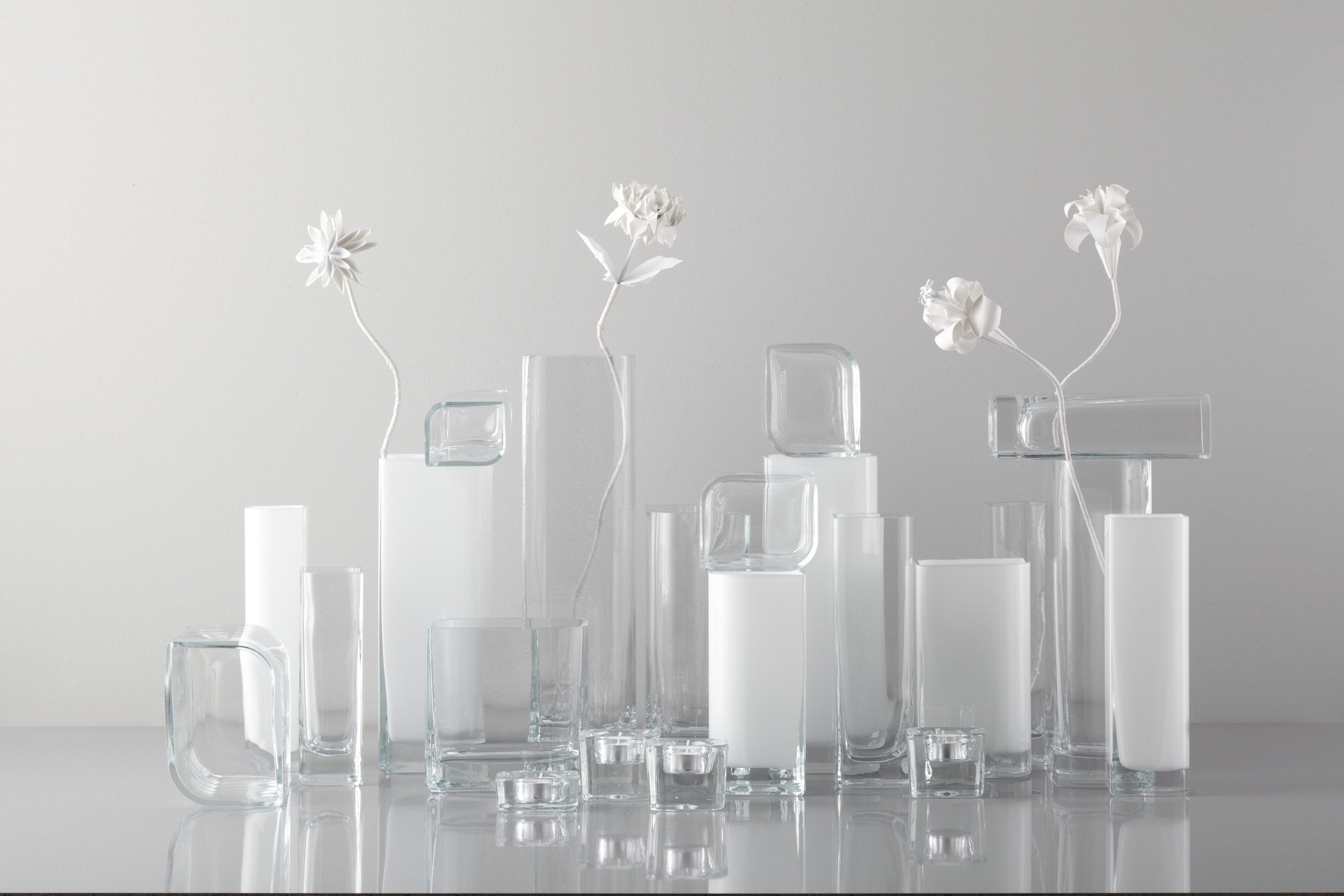 LEONARDO Tafelvaas Decoratieve vaas LUCCA, van glas, handgemaakt (1 stuk)