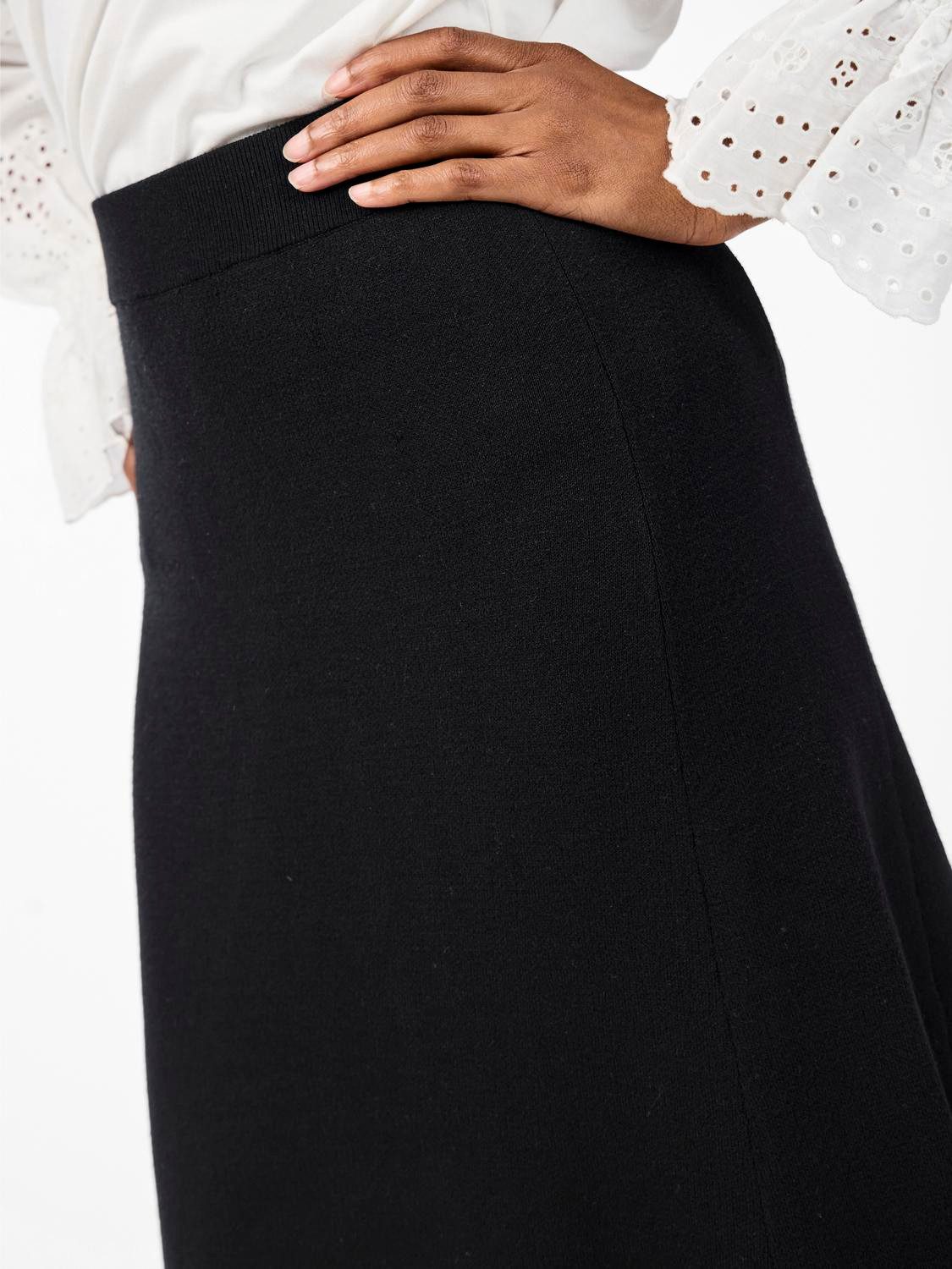 Y.A.S Gebreide rok YASFONNY HW ANKLE KNIT SKIRT S. NOOS