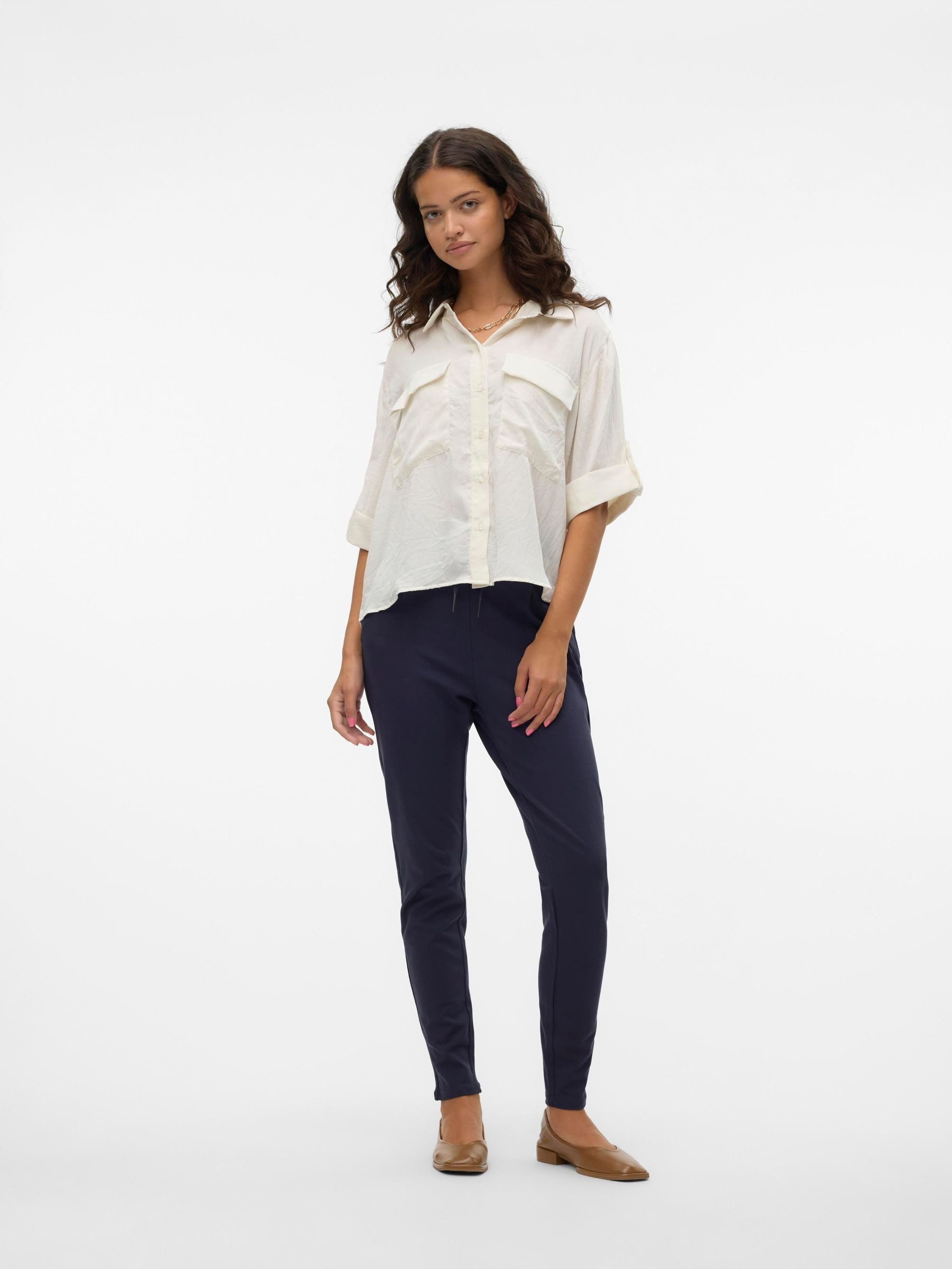 Vero Moda Blouse met korte mouwen VMFABIANA 3/4 SHIRT VMA NOOS