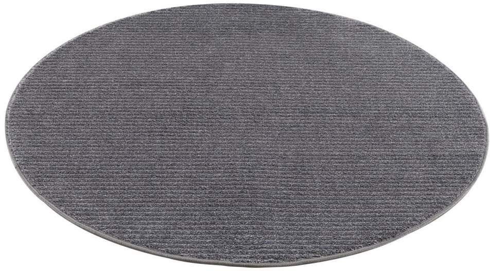 Carpet City Vloerkleed Frisé-tapijt FANCY900 Korte pool, uni, 3D-look, strepen-look