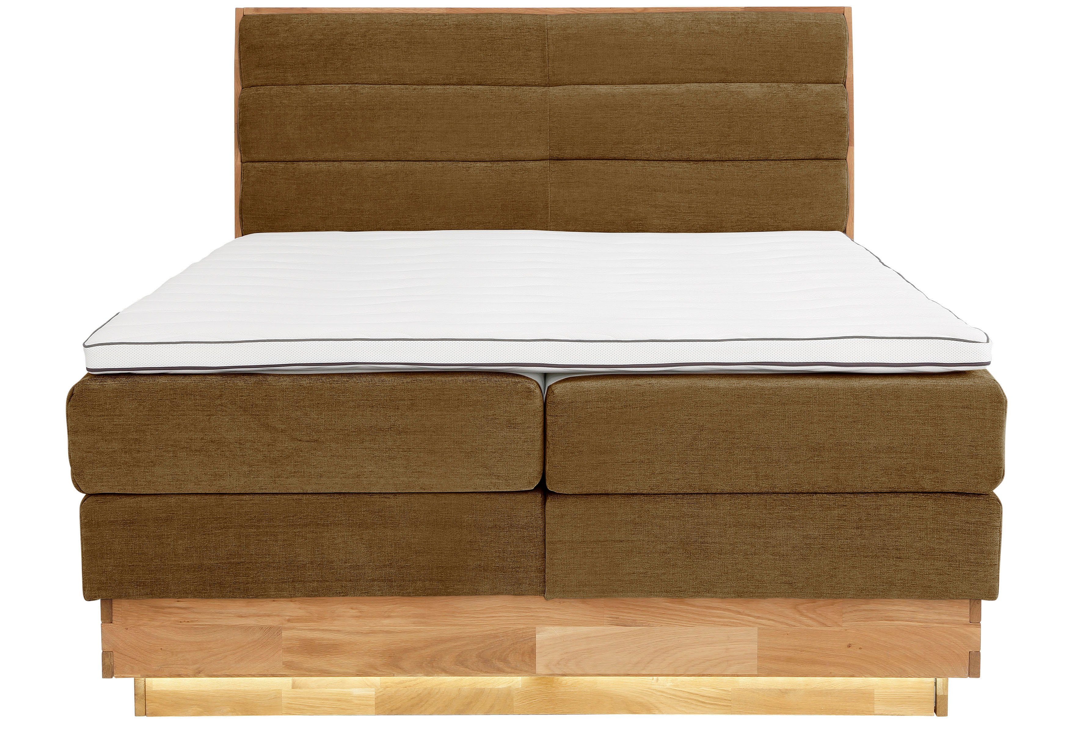 OTTO products Boxspring Ledverlichting, met gecertificeerde, gerecyclede overtrekstoffen