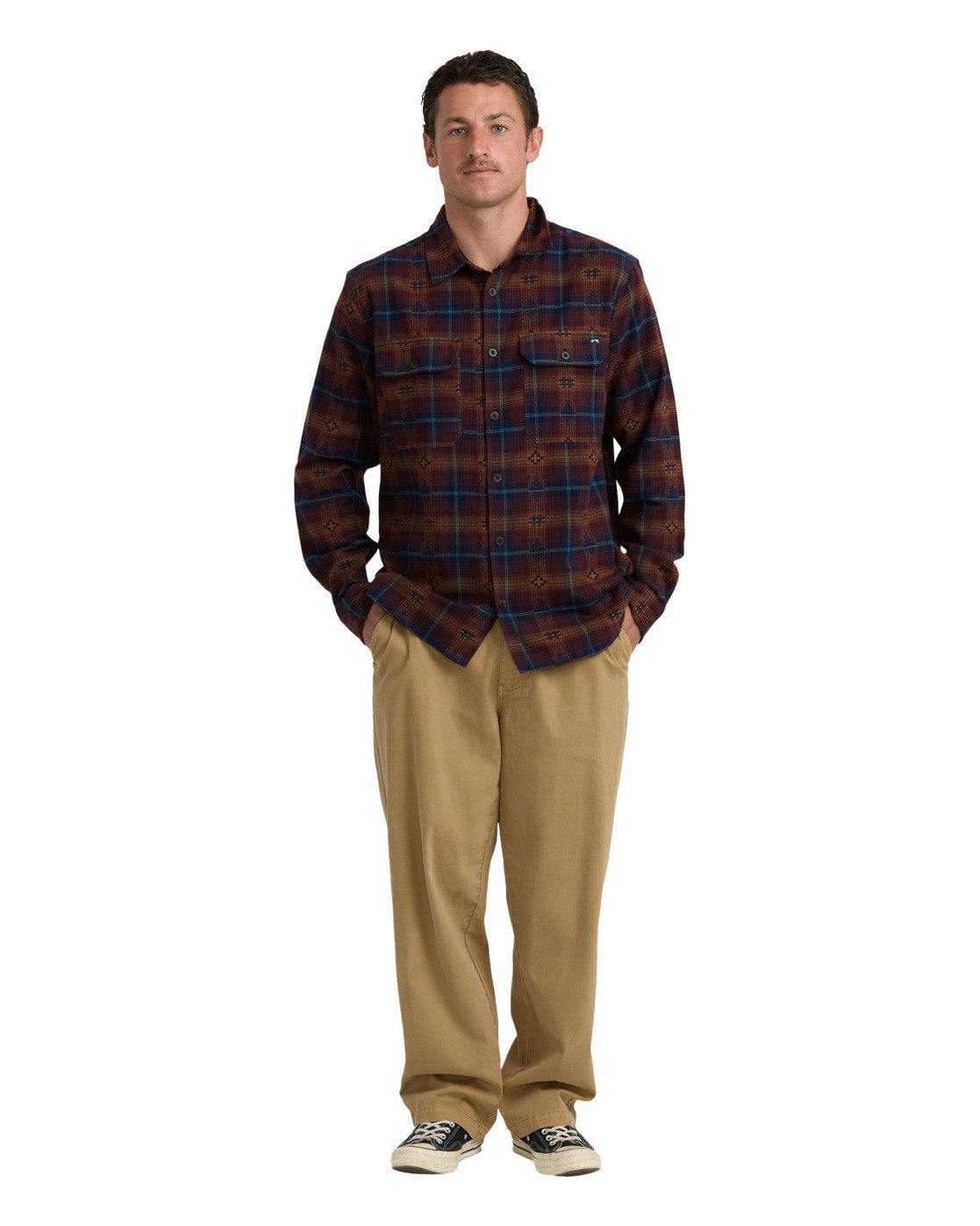 Billabong Overhemd met lange mouwen Offshore Jacquard Flannel