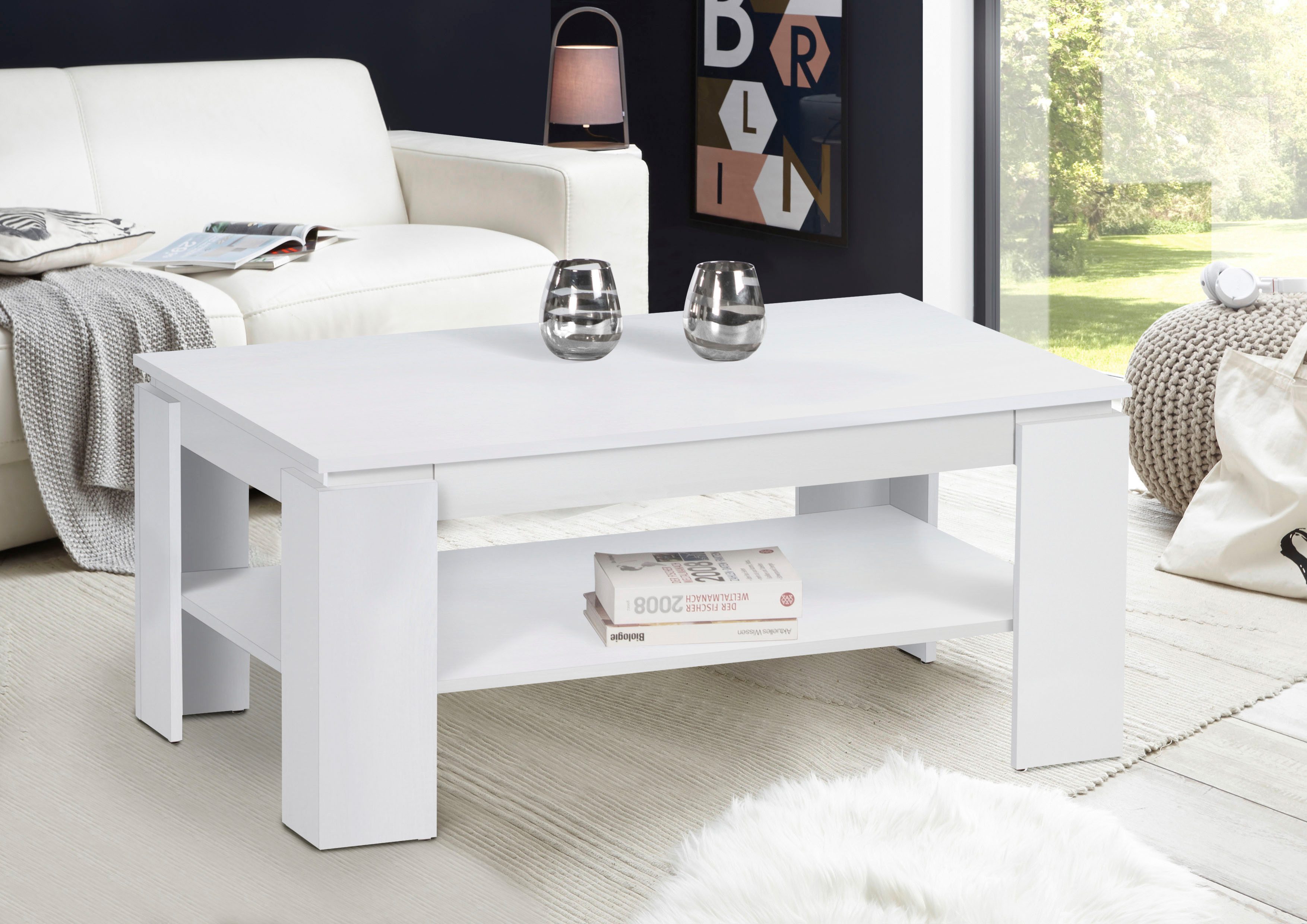 Stolkom Salontafel Harrison met lade, tafel in old style decor, BxHxD 100x44x60 cm