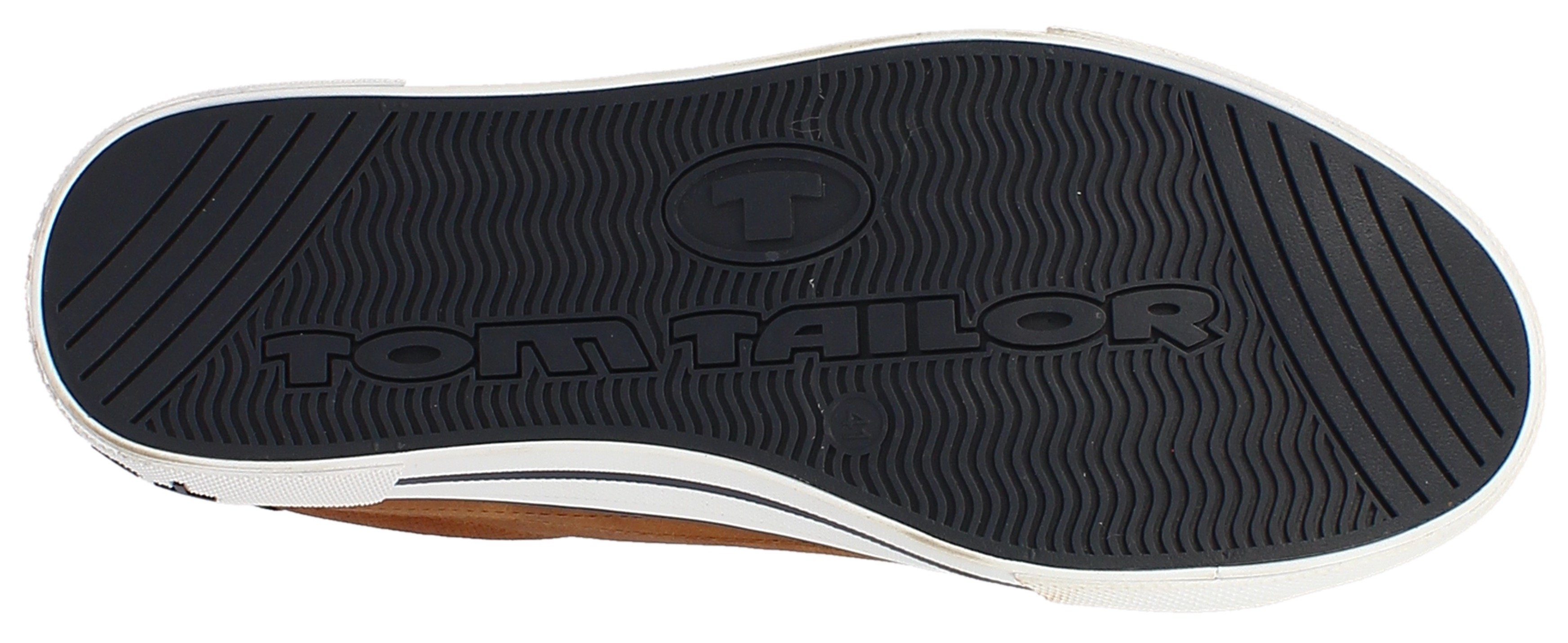 Tom Tailor Sneakers met zijrits, vrijetijdsschoen, lage schoen, veterschoen