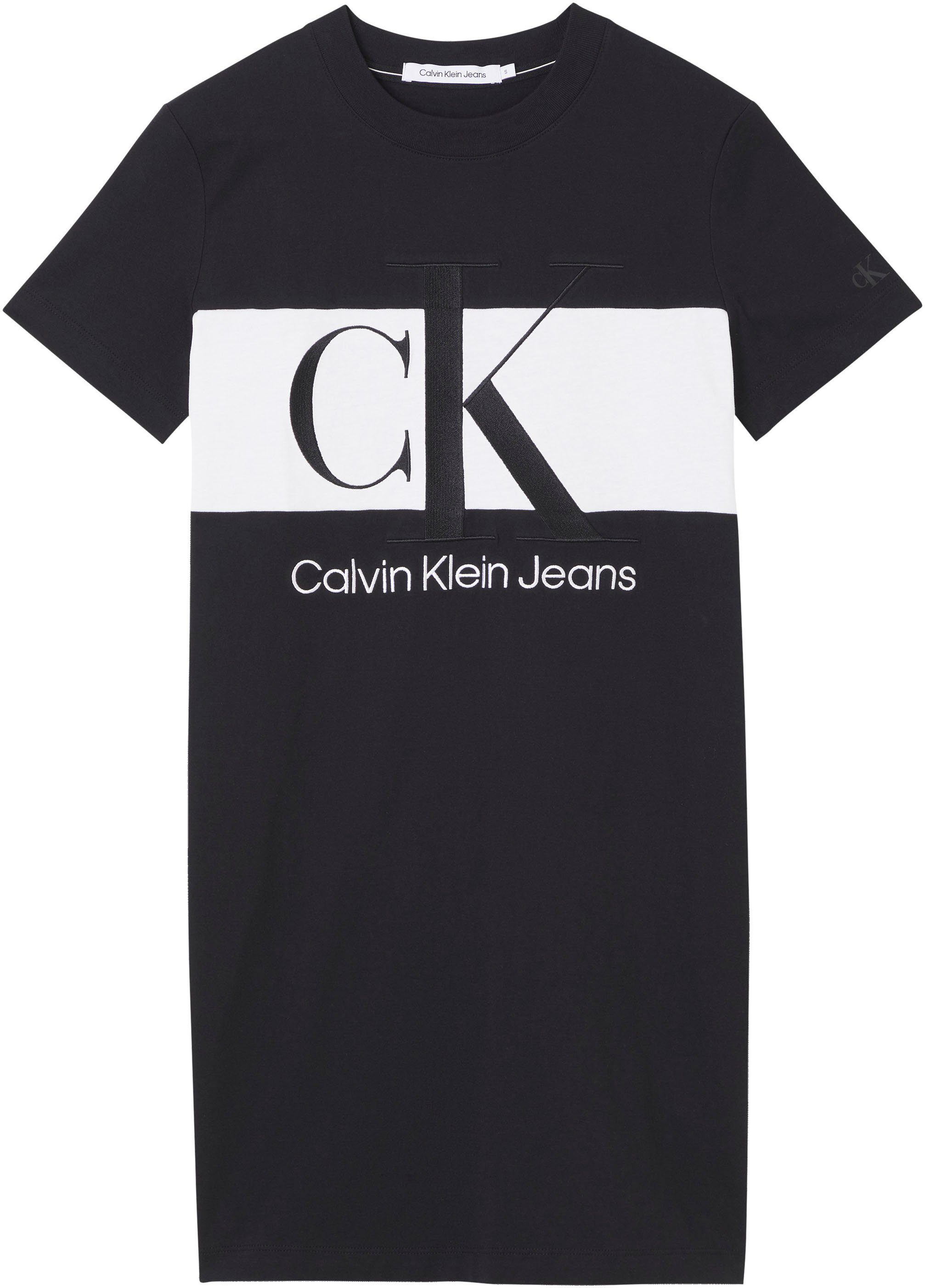 Calvin Klein Shirtjurk BLOCKING T-SHIRT DRESS