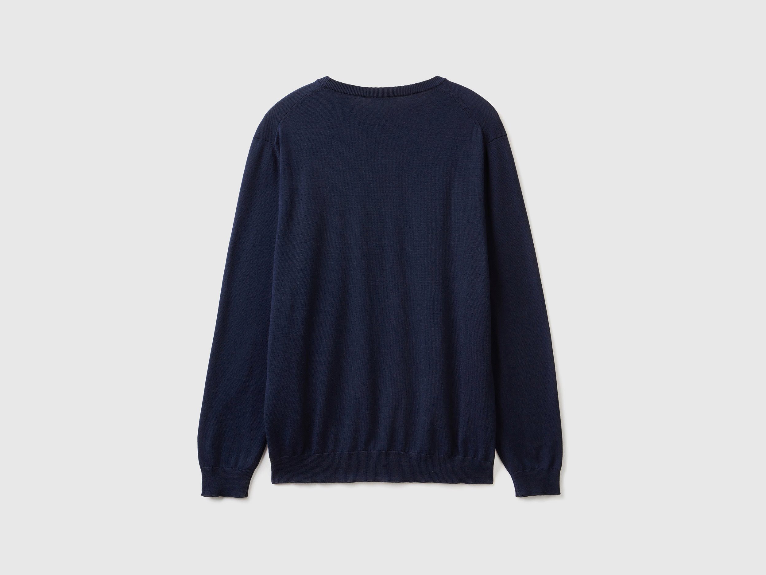 United Colors of Benetton Trui met ronde hals met merklabel
