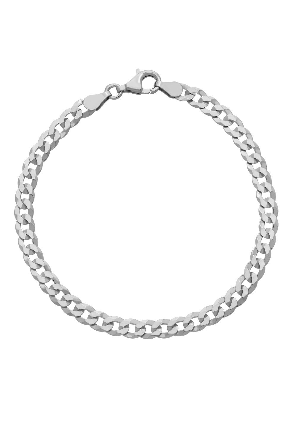 Firetti Armband Sieraad cadeau zilver 925 armband armketting panzerketting unisex armbanden maat 21 zilver