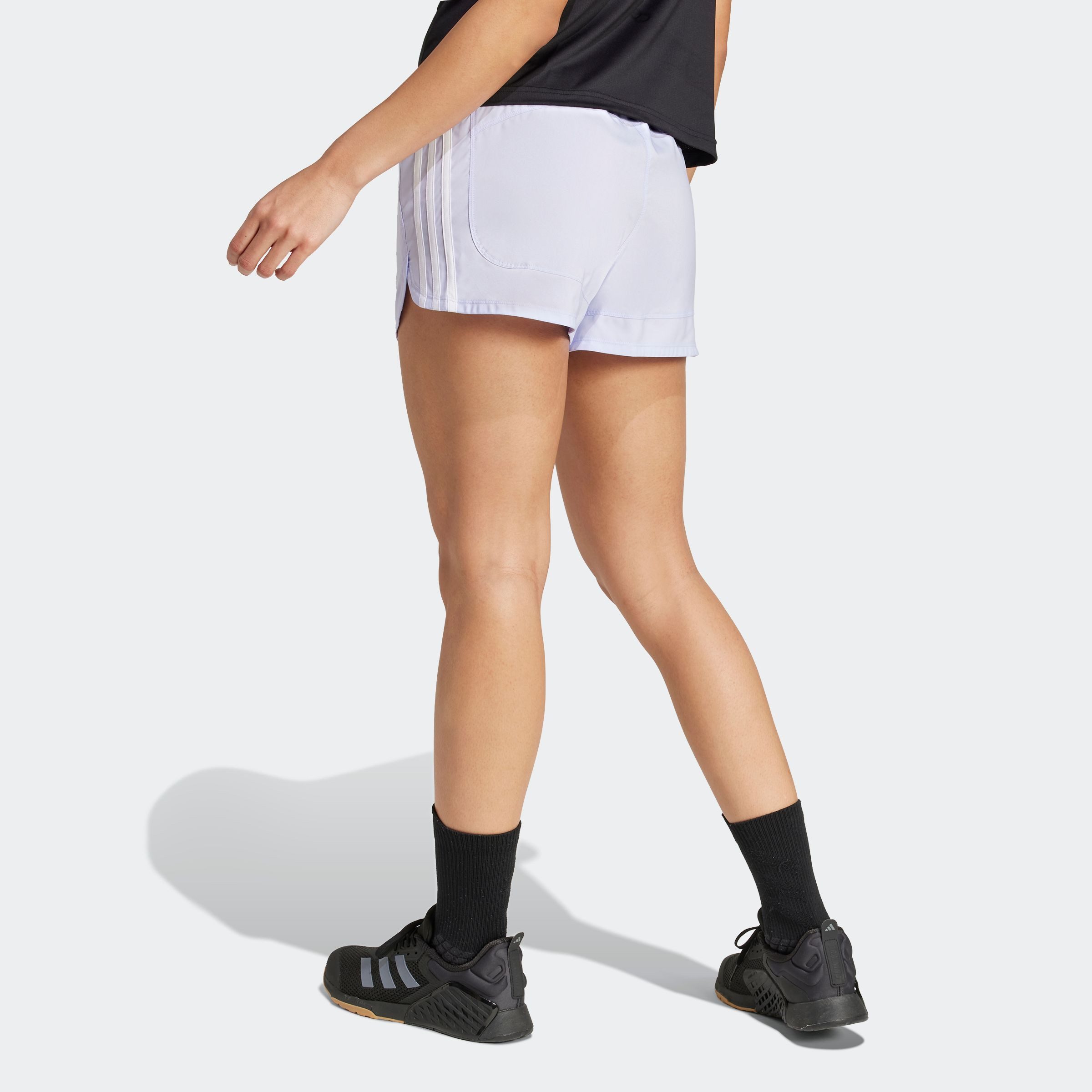 adidas Performance Short PACER WVN HIGH Geweven trainingsshorts met hoge taille (1-delig)