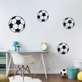 wall-art wandfolie voetbal muursticker (1 stuk) zwart