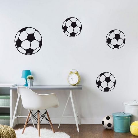 Wall-Art wandfolie Fußball Wandaufkleber (1 stuk)
