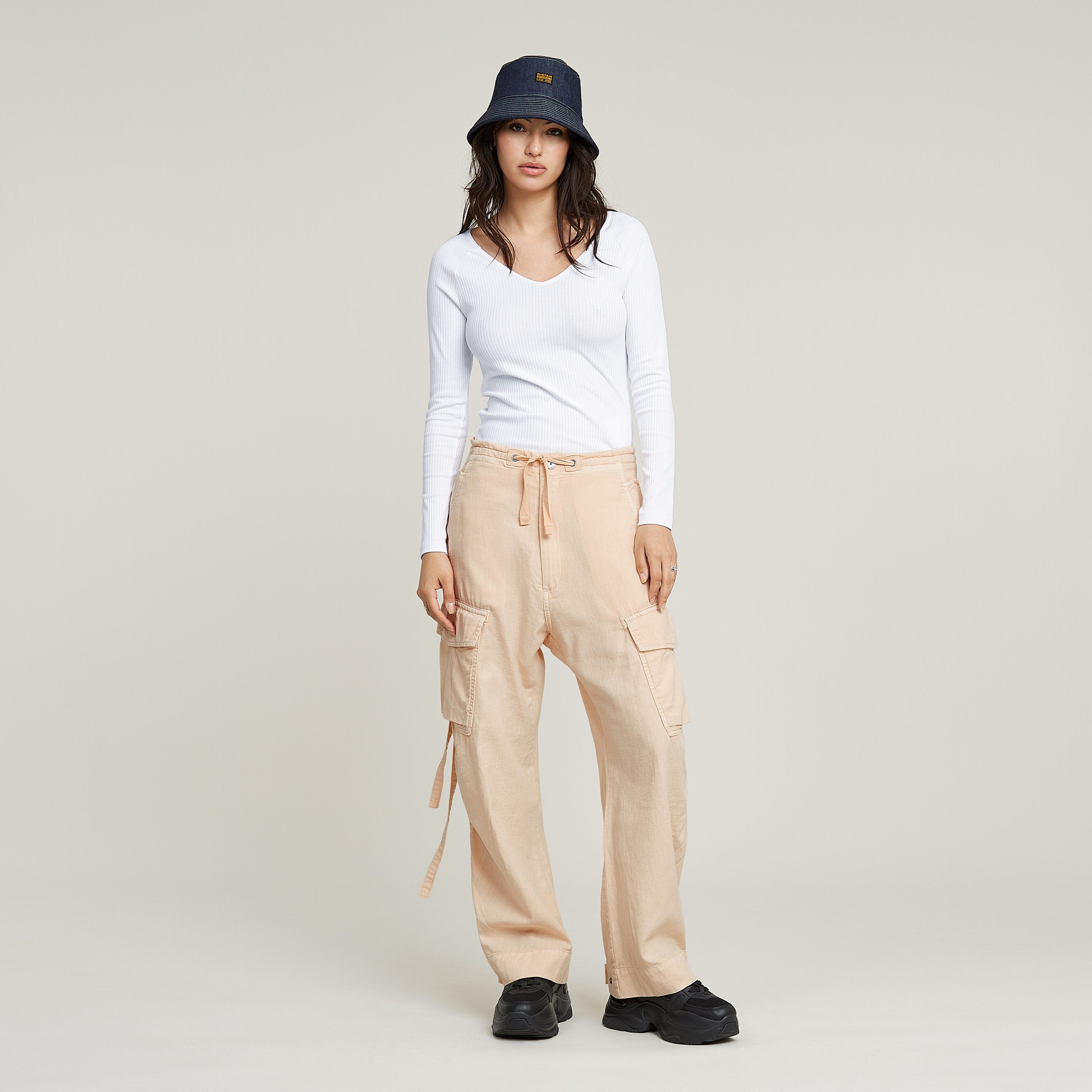 G-Star RAW Longsleeve Slim Rib met stretchaandeel