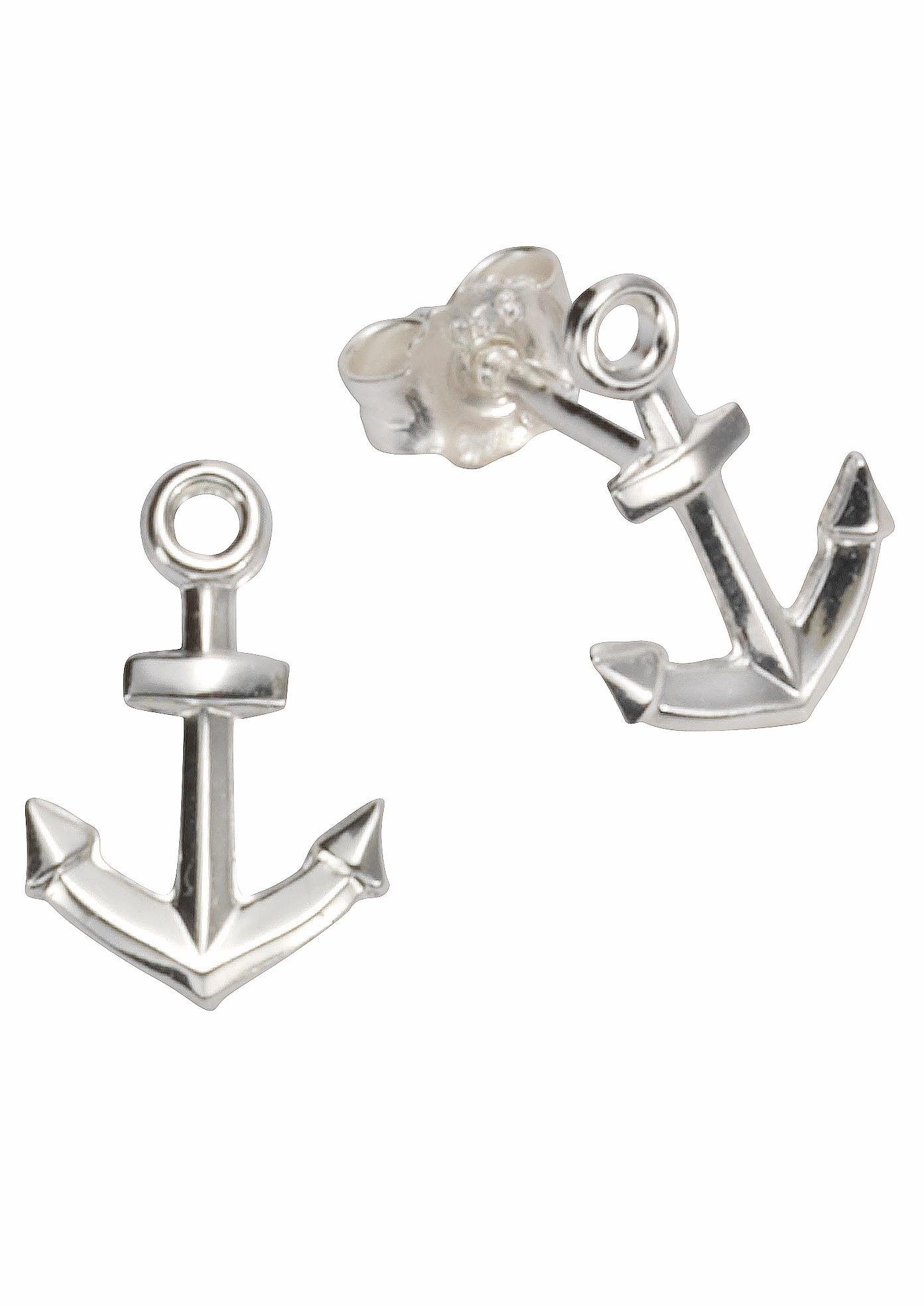 Firetti Oorstekers Sieraad cadeau zilverkleur 925 oorbellen anker dames oorbellen zilver(kleur)