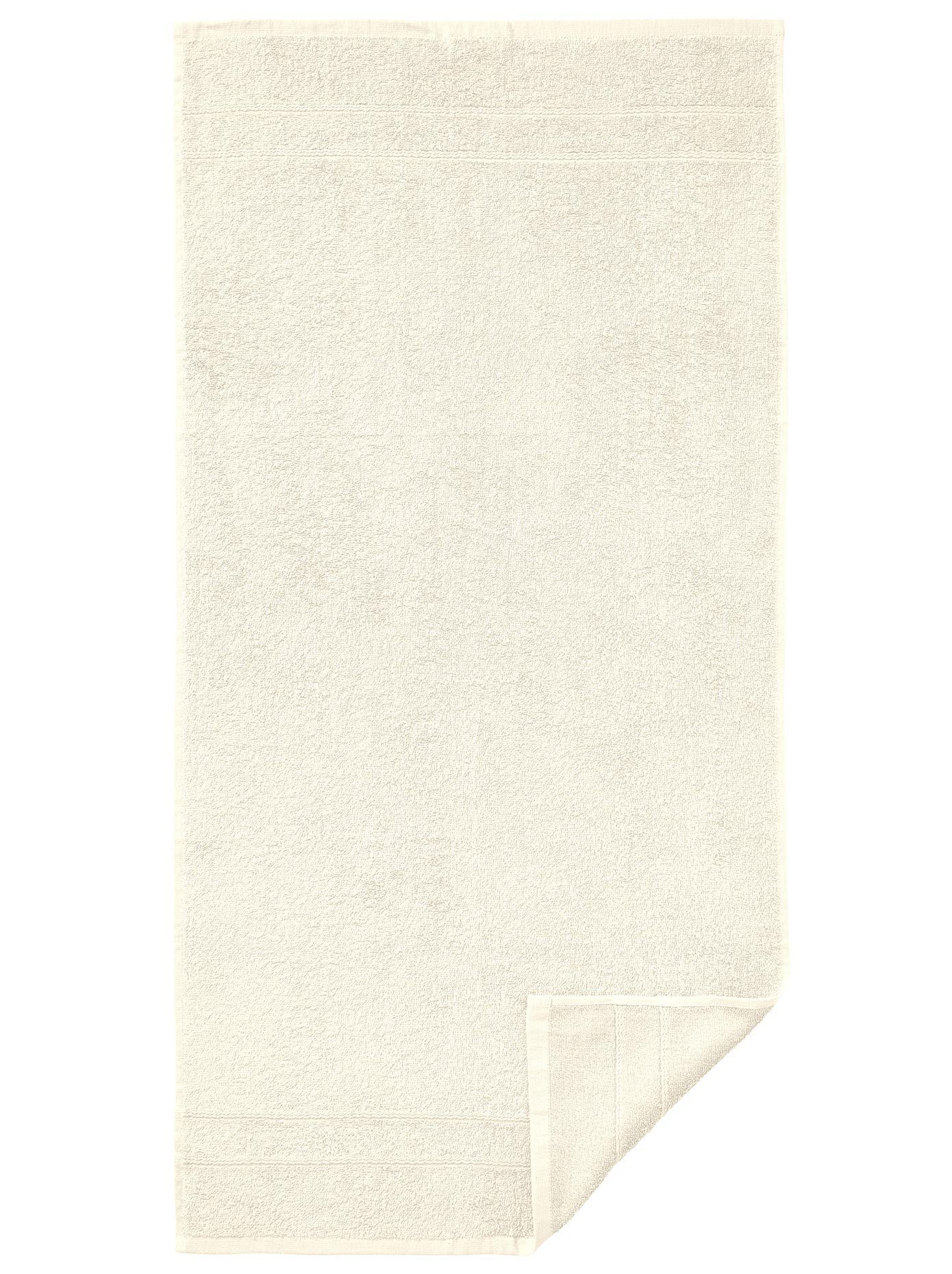 wäschepur Handdoek handdoeken beige