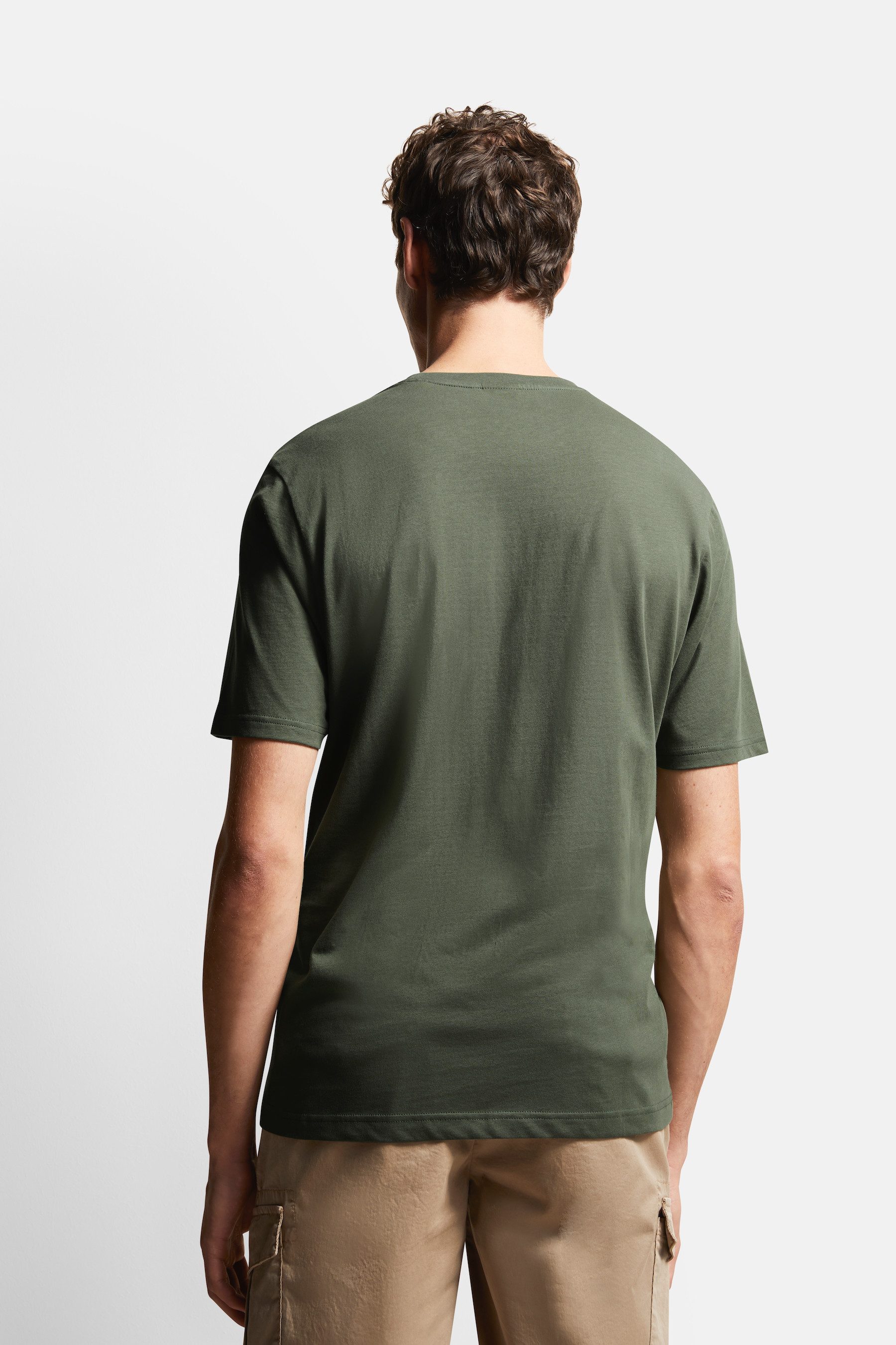 Bugatti T-shirt met moderne pasvorm
