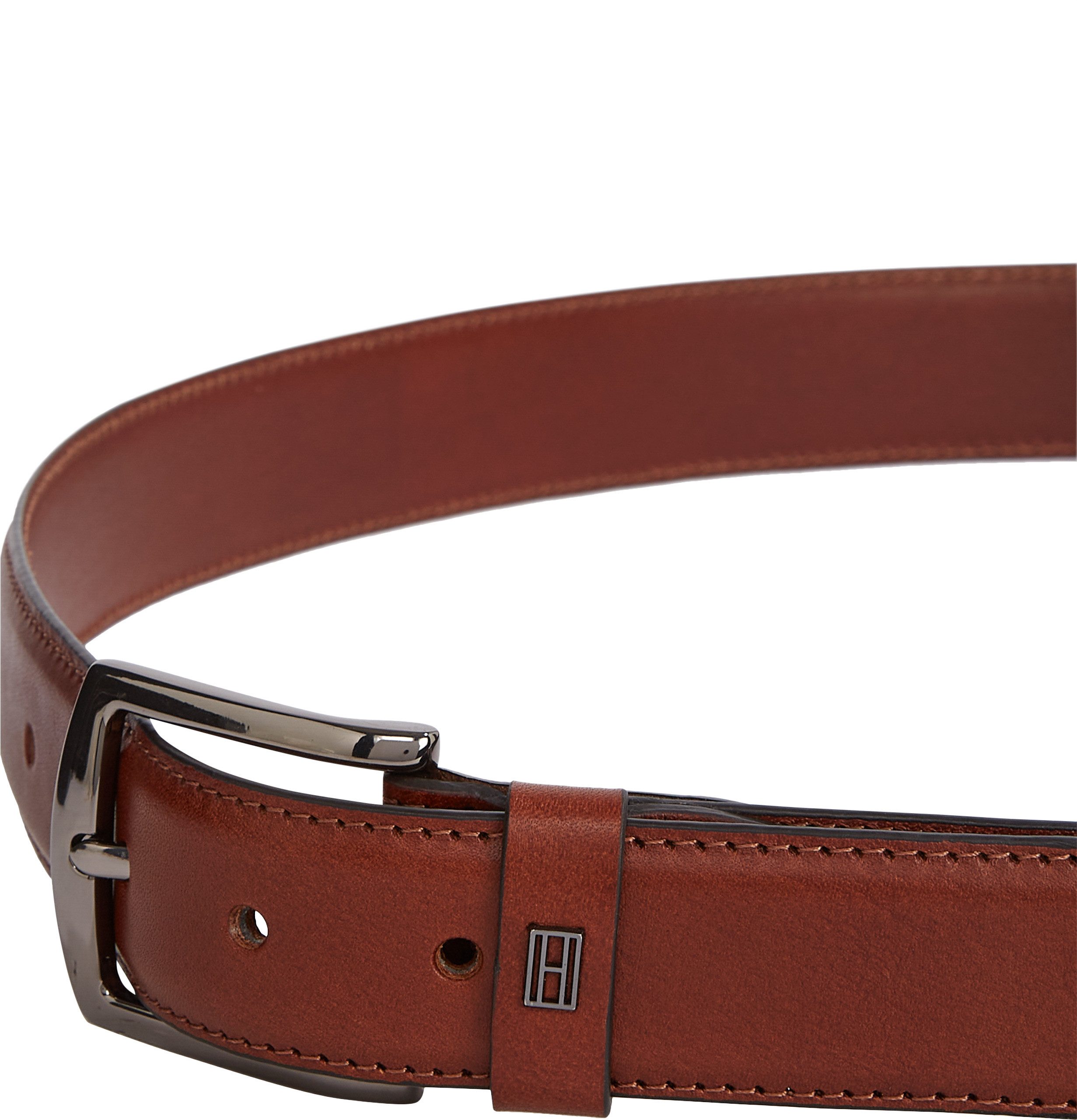 Tommy Hilfiger Leren riem DENTON ELEVATED 3.5 In grootte verstelbaar