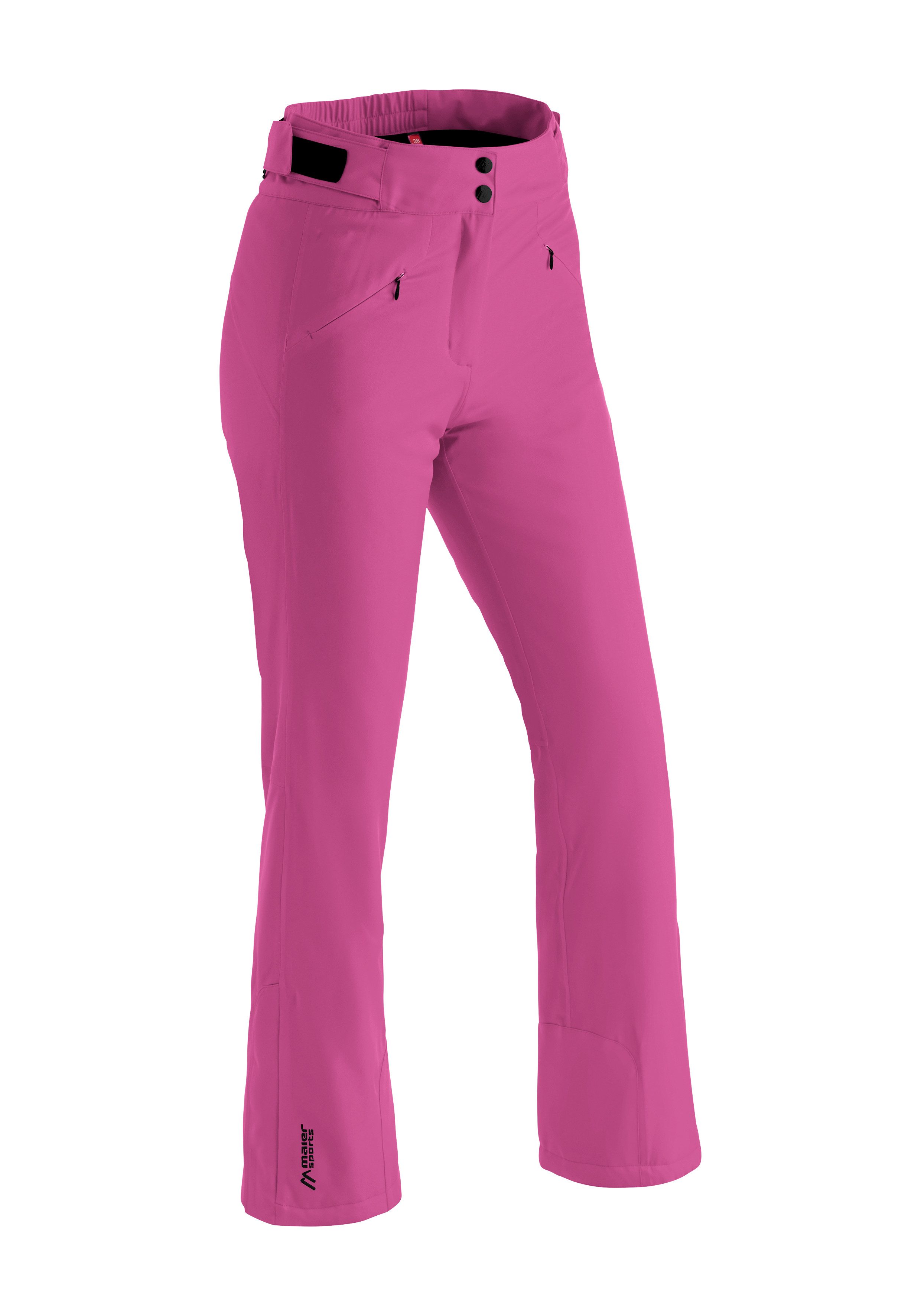 Maier Sports Skibroek Allissia slim 2.1 Dames sneeuwbroek wind- en waterdicht 2 ritszakken slim fit