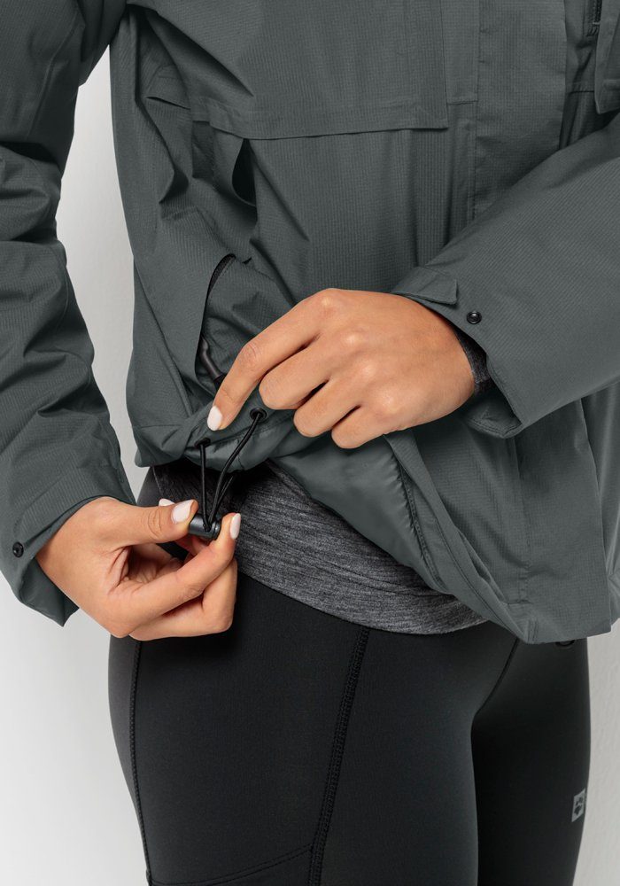 Jack Wolfskin Functioneel jack WANDERMOOD JKT W