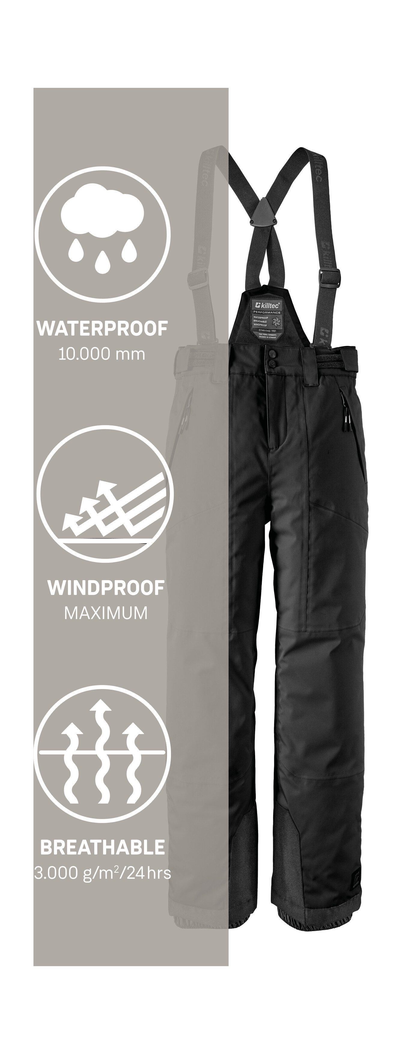 Killtec Skibroek Meisjes skiebroek 242