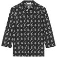 marc o'polo gedessineerde blouse met een modieuze print all-over zwart