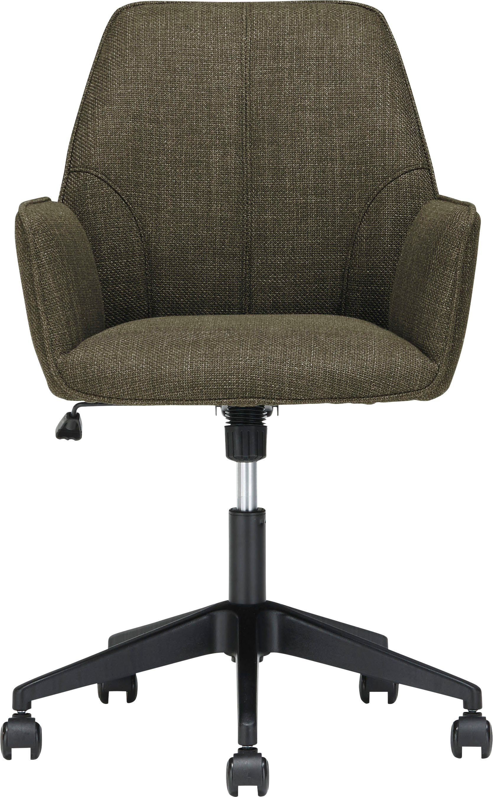 MCA furniture Bureaustoel O-Pemba Geweven stof, bureaustoel met traploos instelbare comfortabele zithoogte
