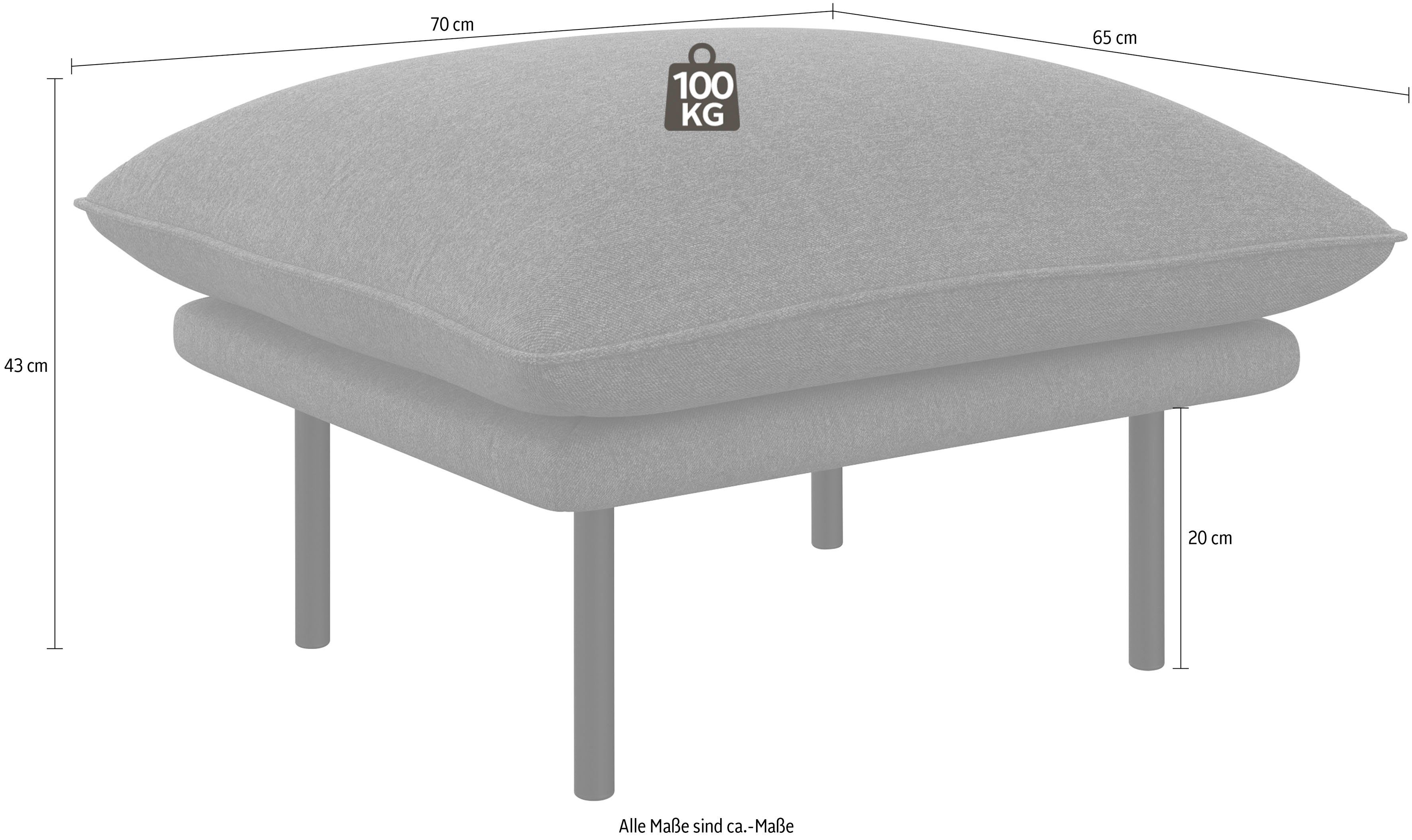 andas Hocker Stine Bijzonder design door kussen-look en opstaande naad, by Morten Georgsen