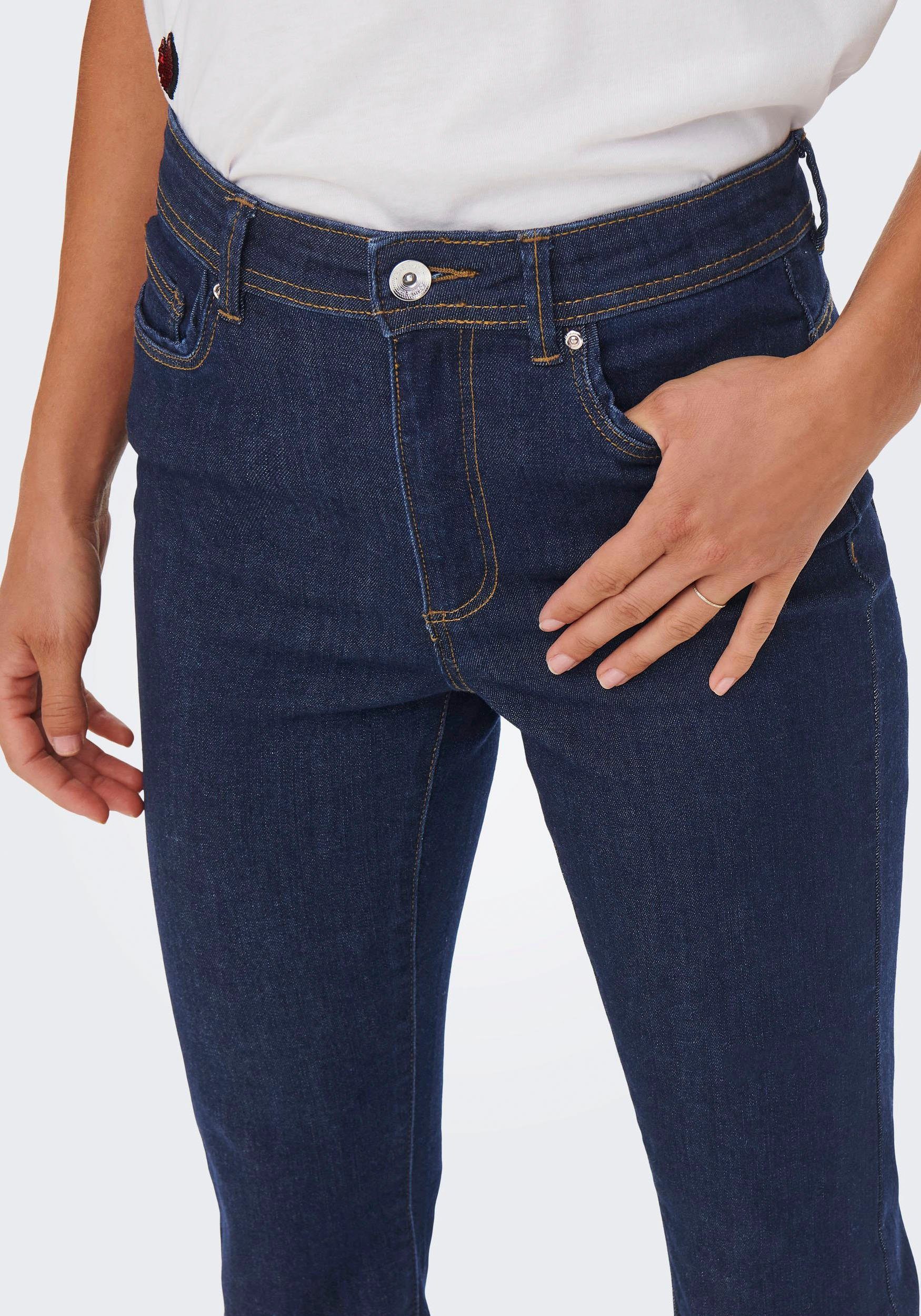 Only Bootcut jeans ONLWAUW LIFE HW FLARED RINSE DNM