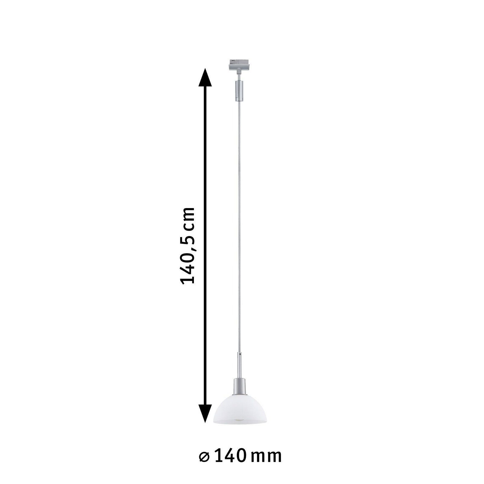 Paulmann Railsysteem-lampen URail Hanglamp Sarrasani E14 max. 20W 230V