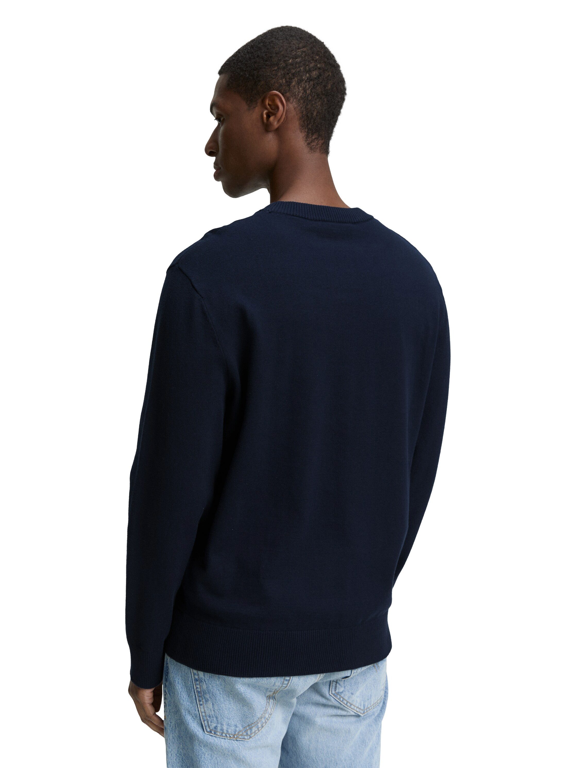 Tom Tailor Denim Gebreide trui in gemêleerde look