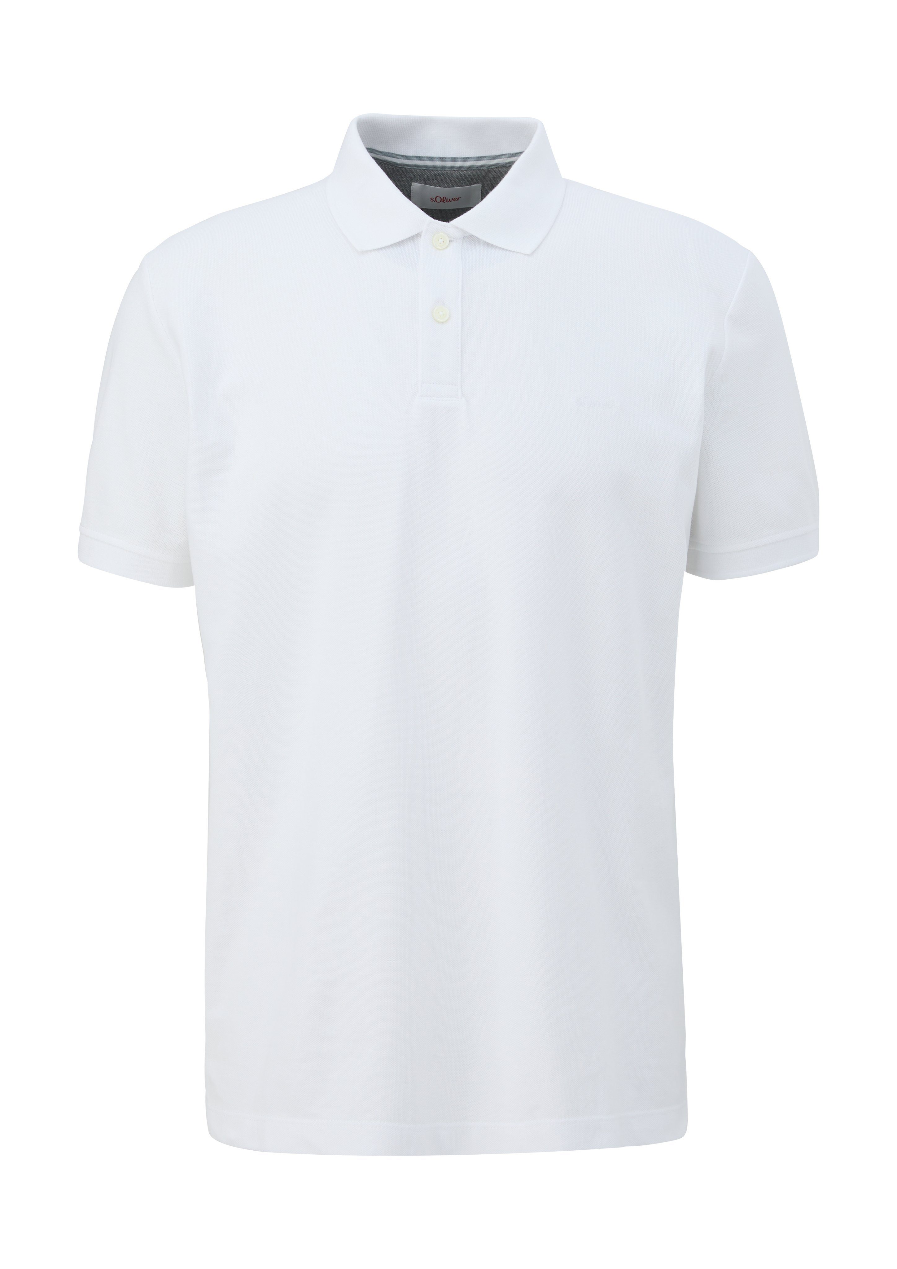 s.Oliver Poloshirt met geborduurd logo