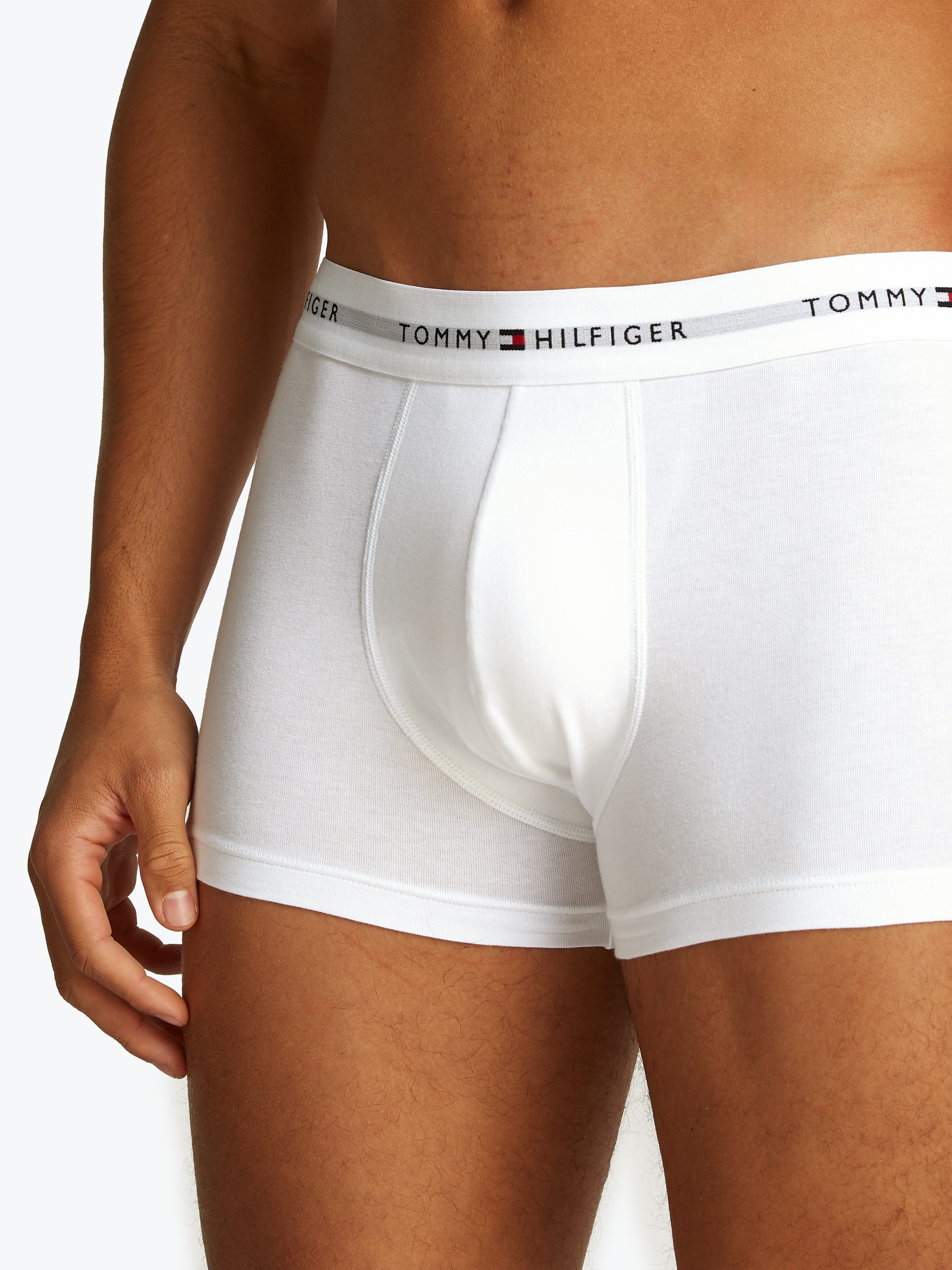 Tommy Hilfiger Underwear Boxershort 3P TRUNK met een logo-opschrift (3 stuks)
