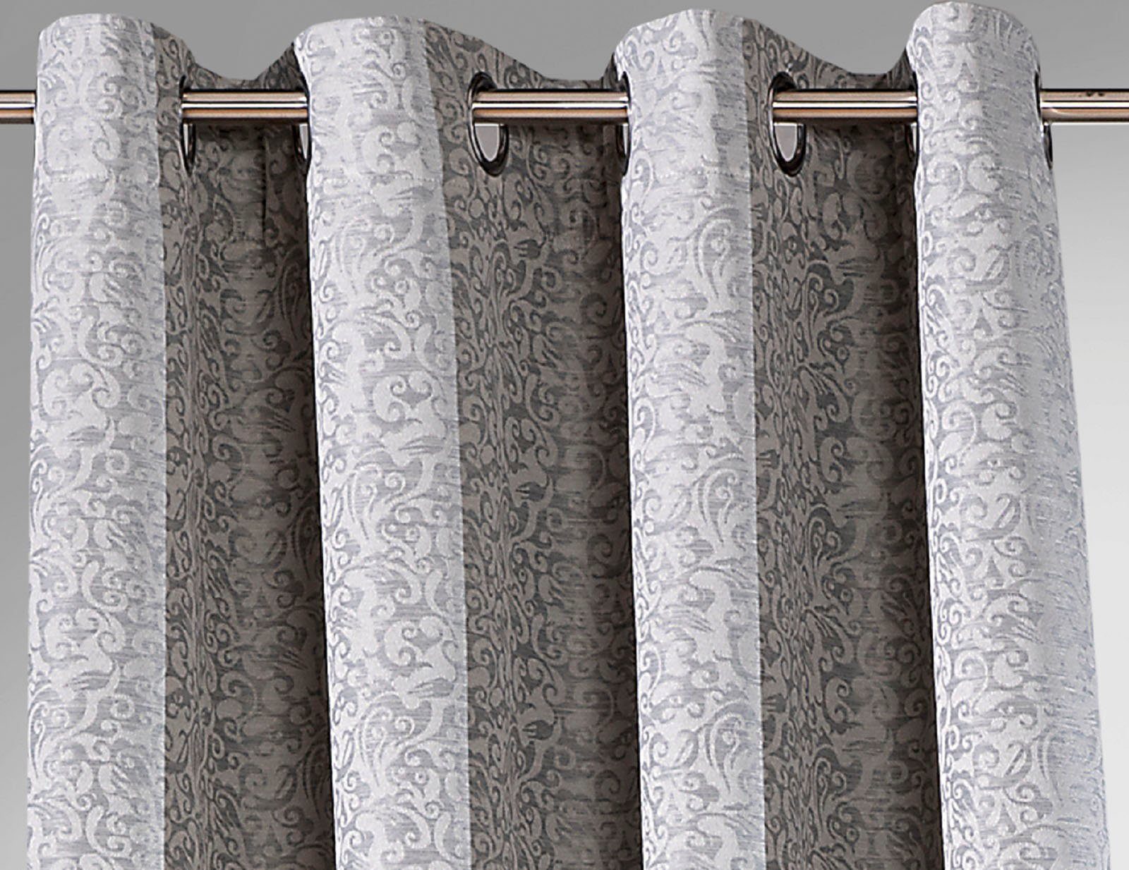 Weckbrodt Gordijn Liam Jacquard, ondoorzichtig, met gecoate achterkant, gordijn, store (1 stuk)