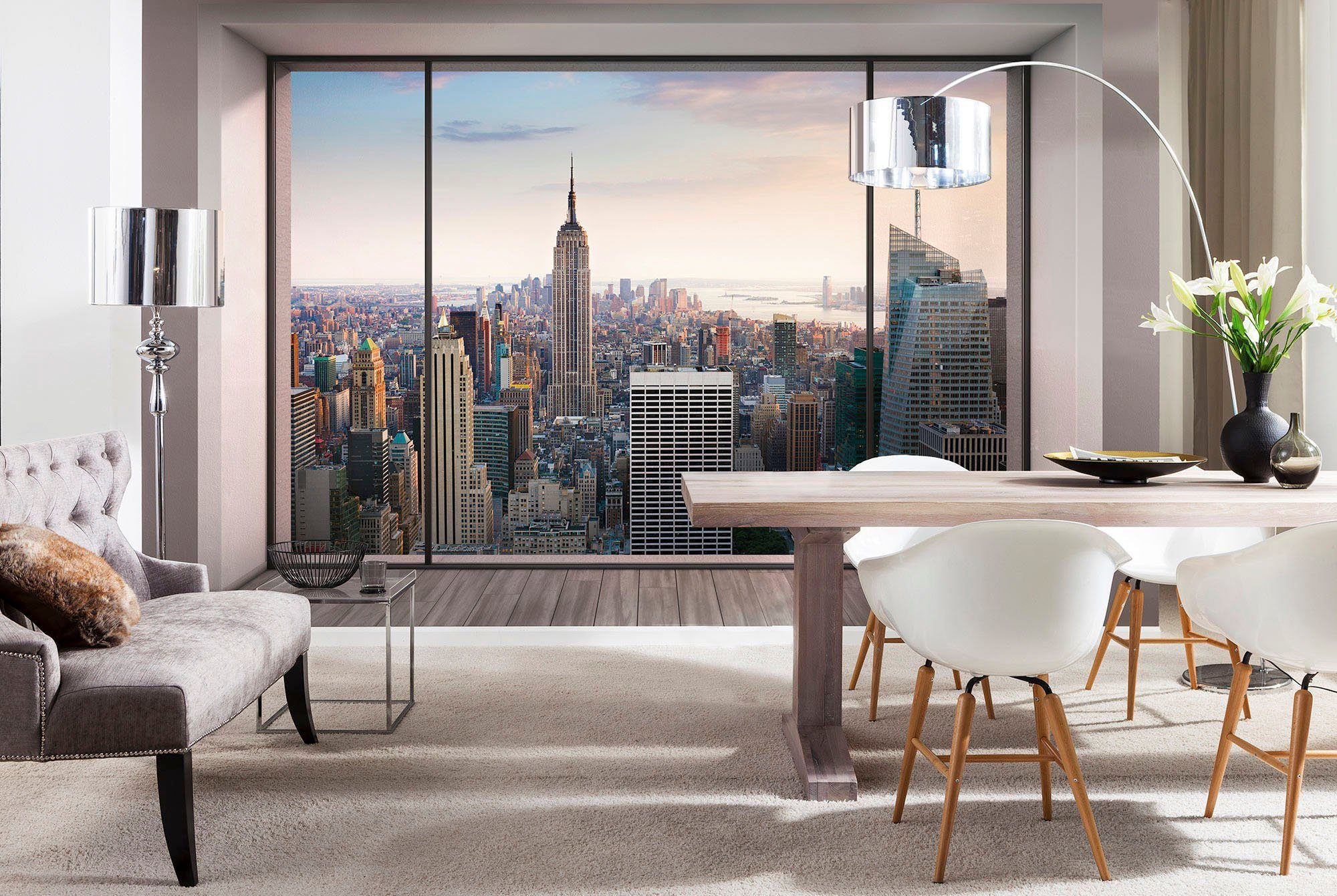 Komar Vliesbehang Digitale print vlies - Penthouse - Afmeting 400 x 260 cm (1 stuk)