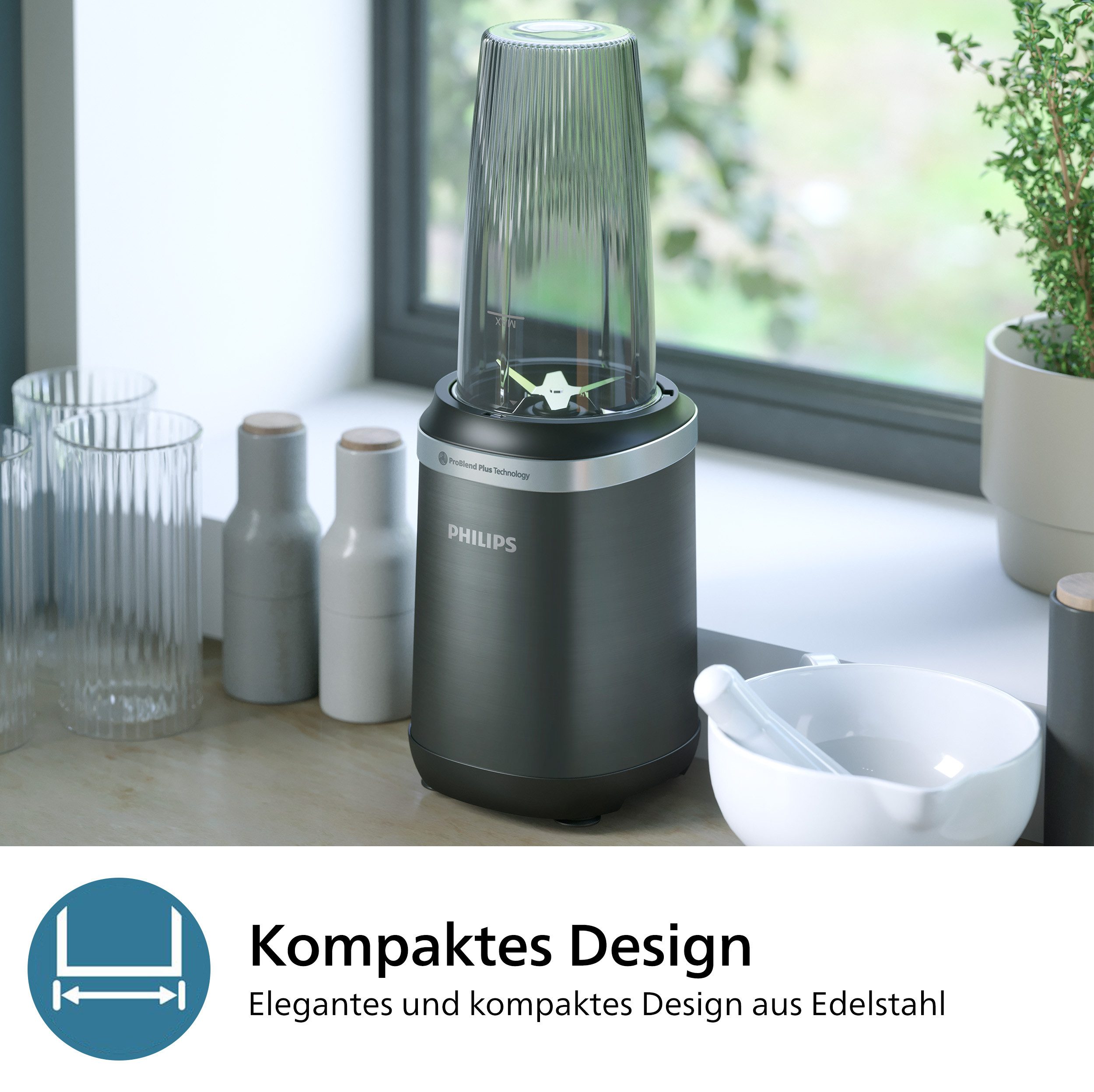 Philips Blender HR2767/00 5000 Series, mit ProBlend Plus-Technologie