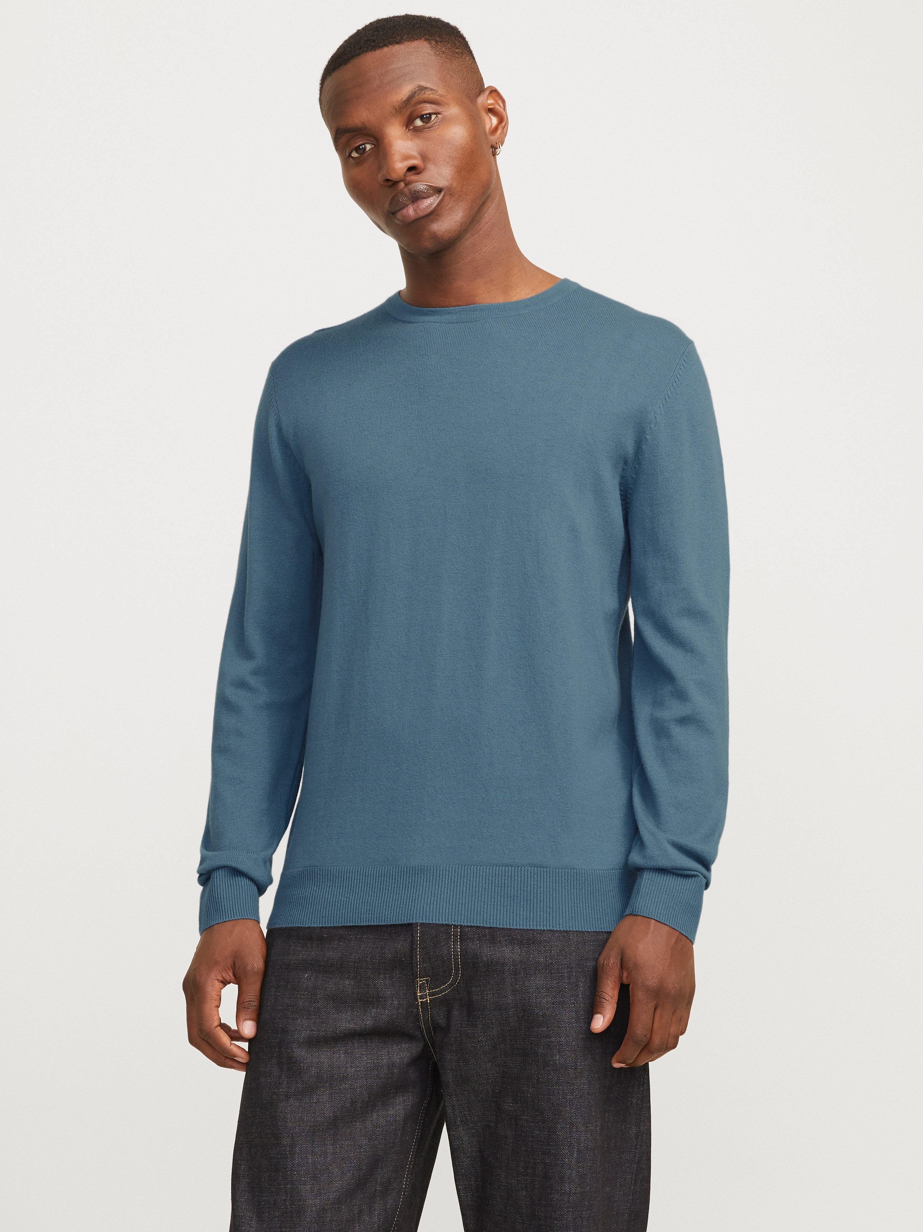 Jack & Jones Gebreide trui JJEEMIL KNIT CREW NECK NOOS