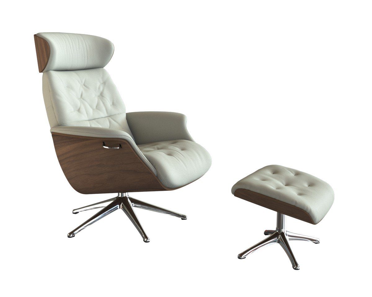 FLEXLUX Relaxfauteuil Volden, functionele stoel, gestoffeerde stoel, armleuningen, TV-fauteuil